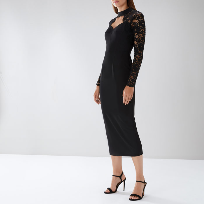 coast black lace dress