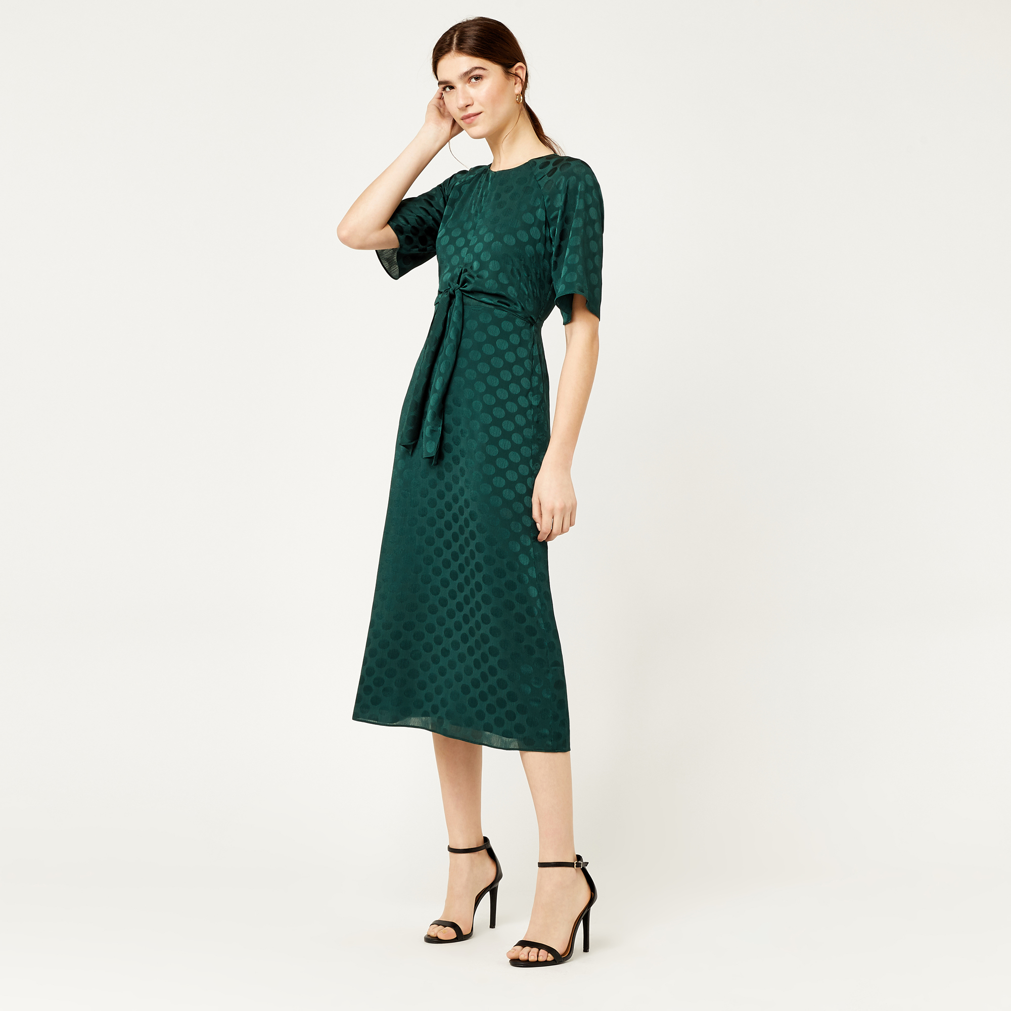 green midi dress uk