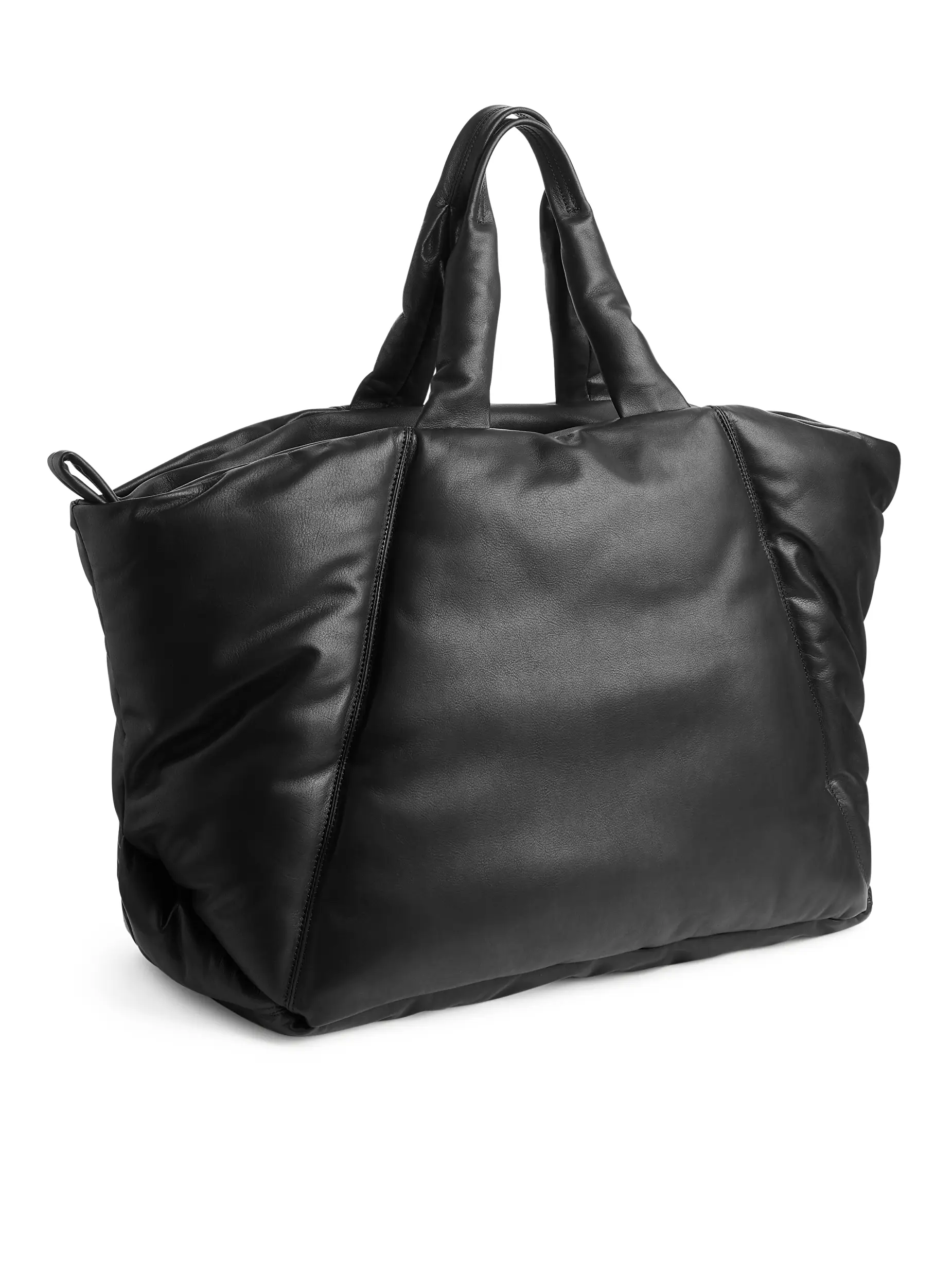 puffy tote bag