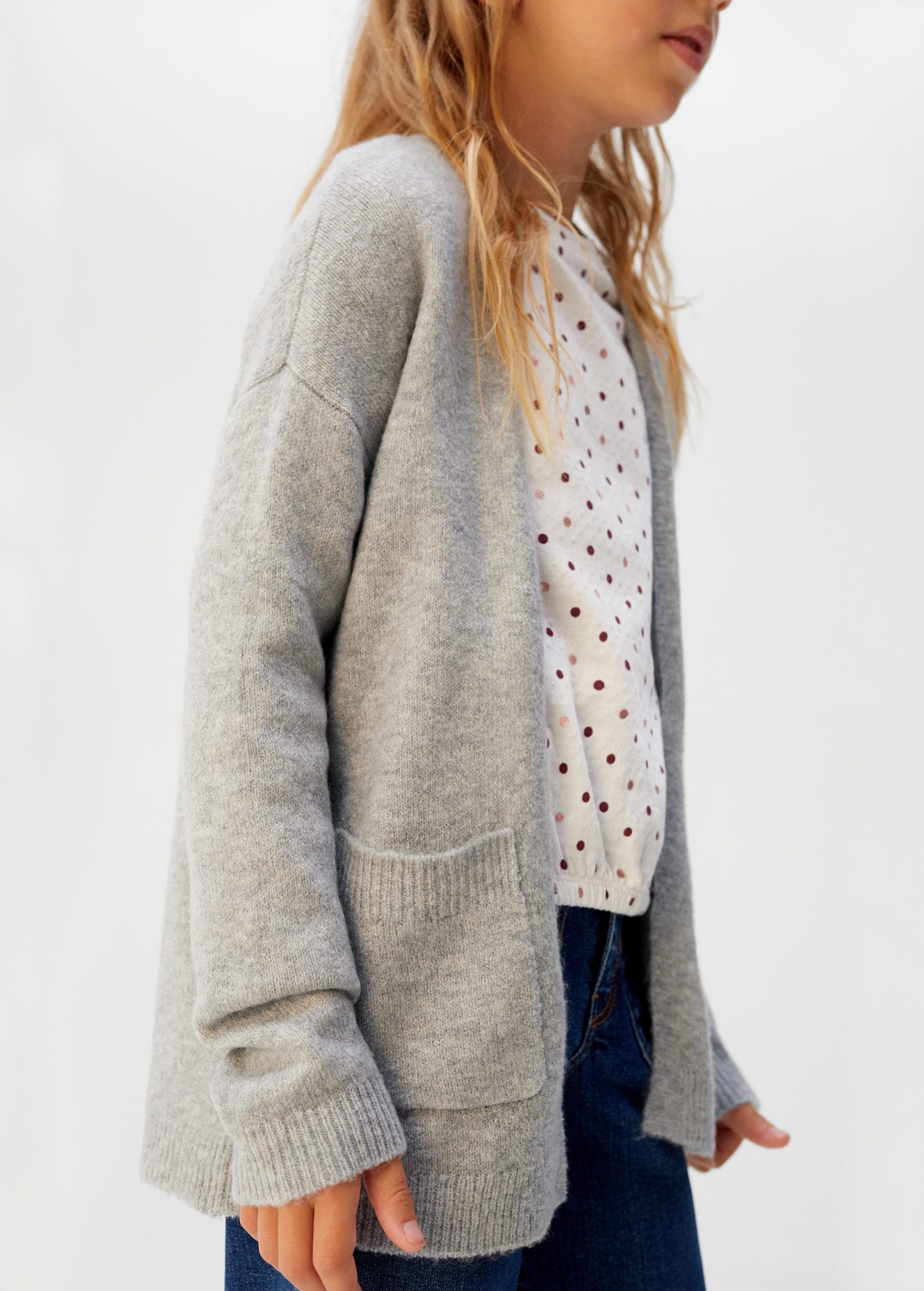 pocket knit cardigan mango