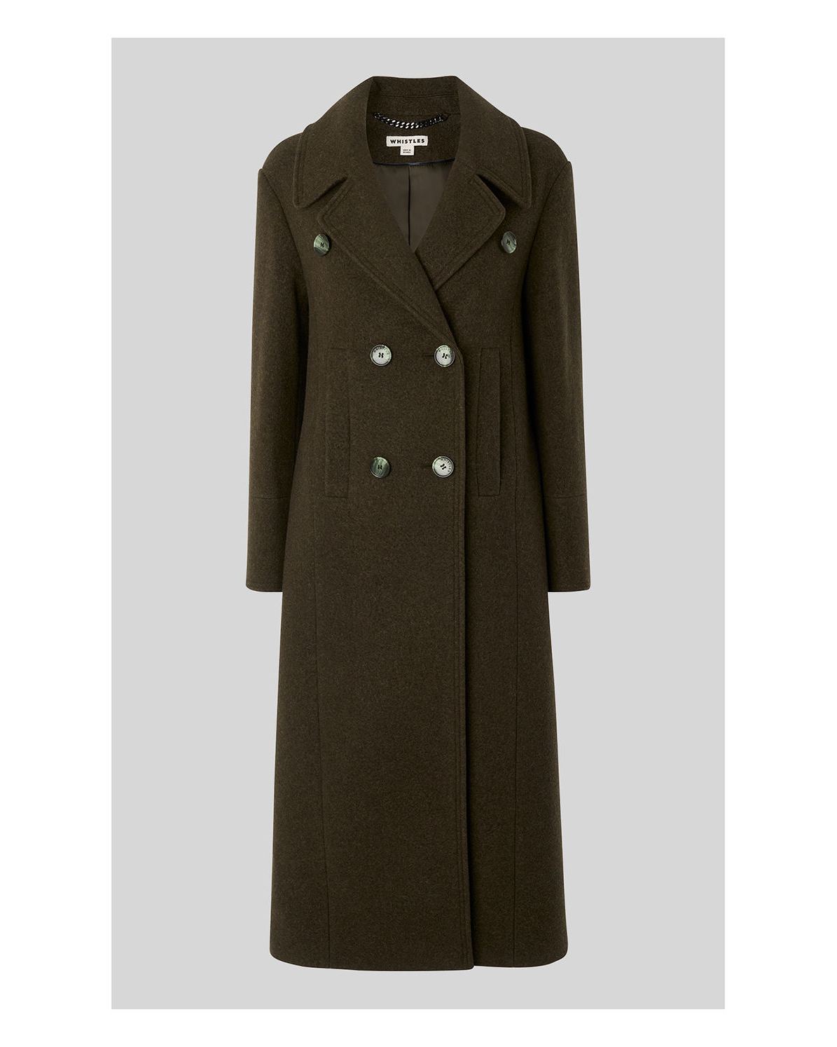 double breasted maxi coat