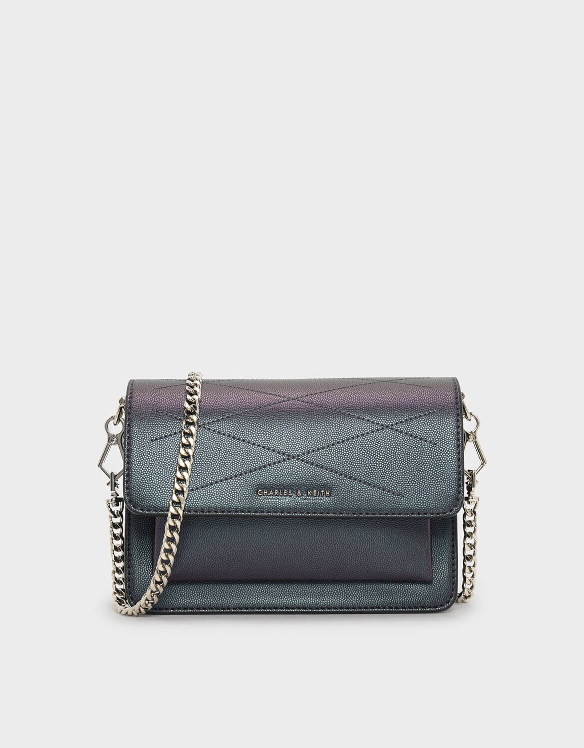 charles and keith front flap crossbody