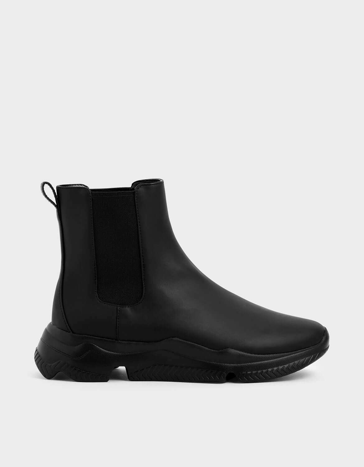 chunky sole chelsea boot