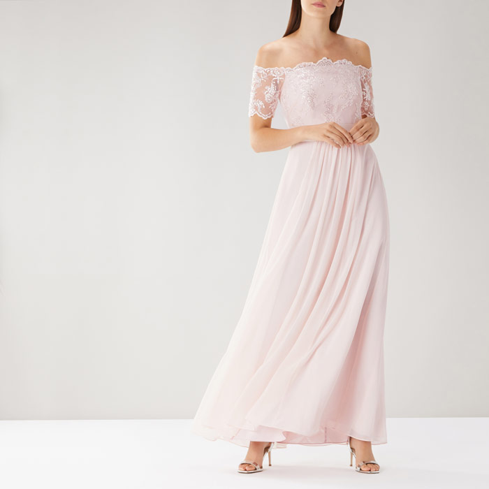 coast pink maddie maxi dress