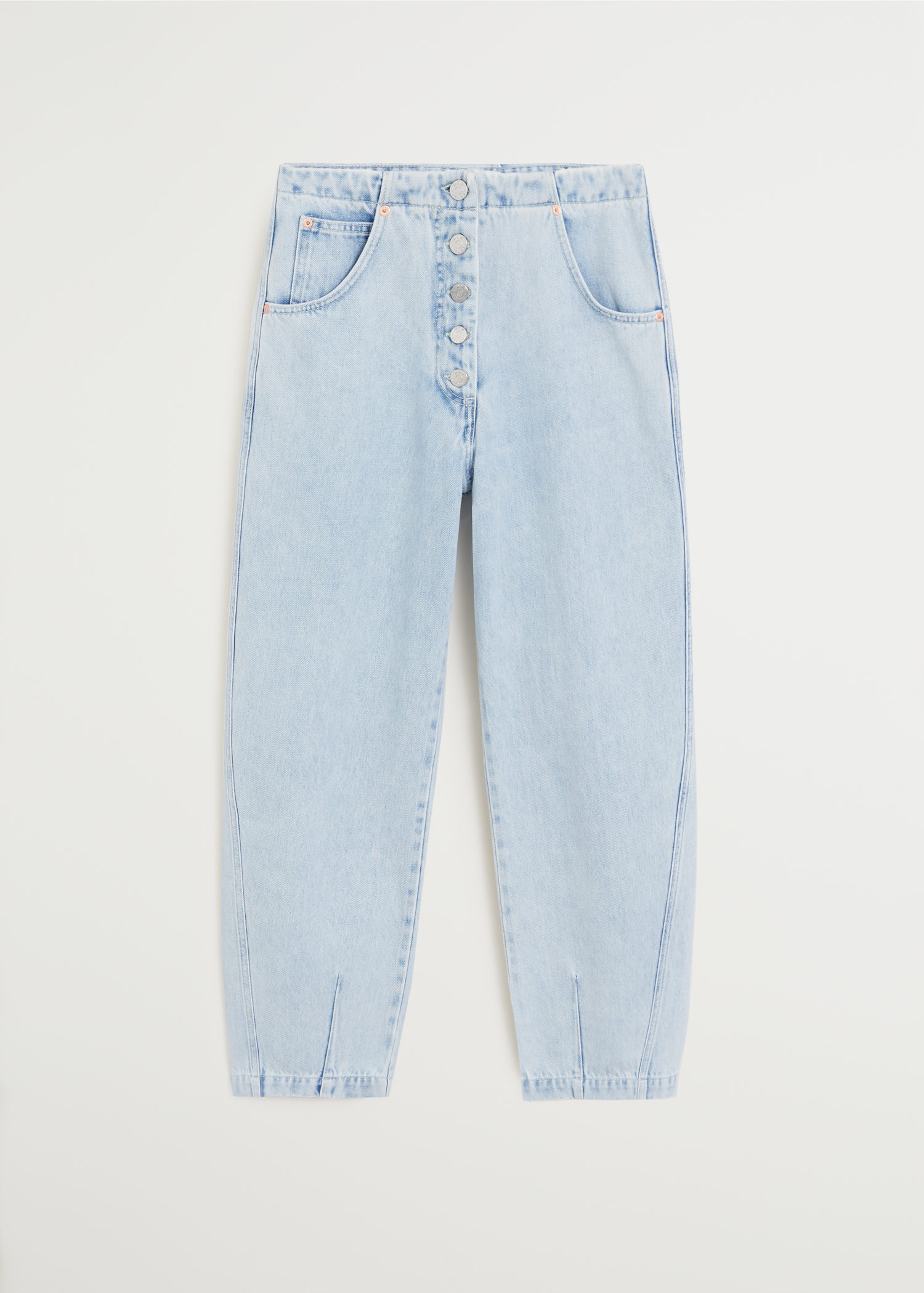 straight light wash jeans