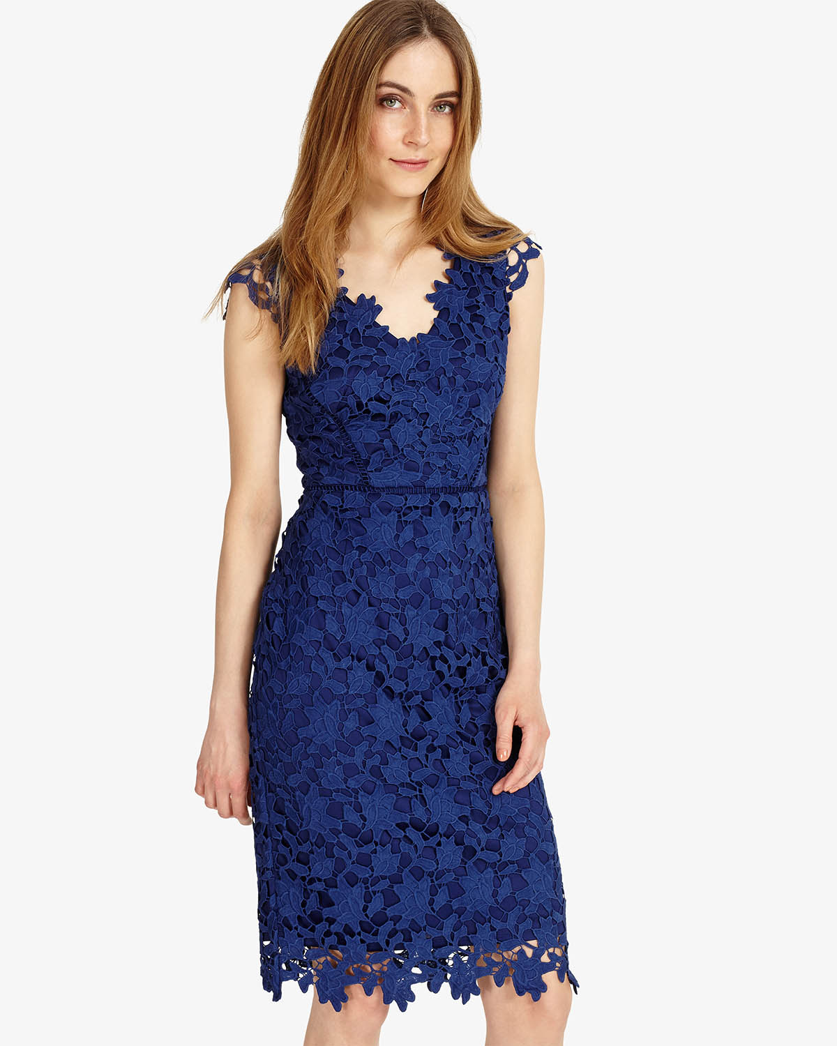 phase eight purple lace dress