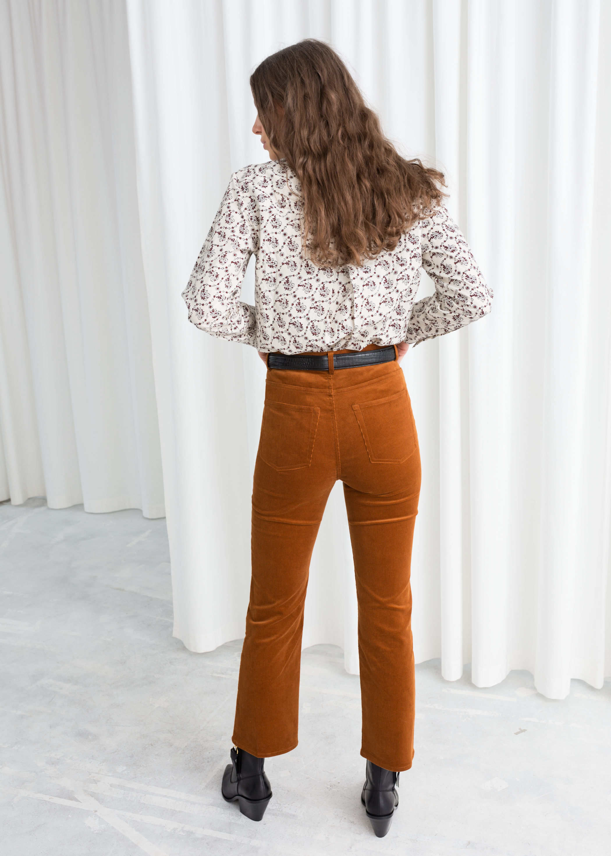 Kick Flare Corduroy Trousers | Endource