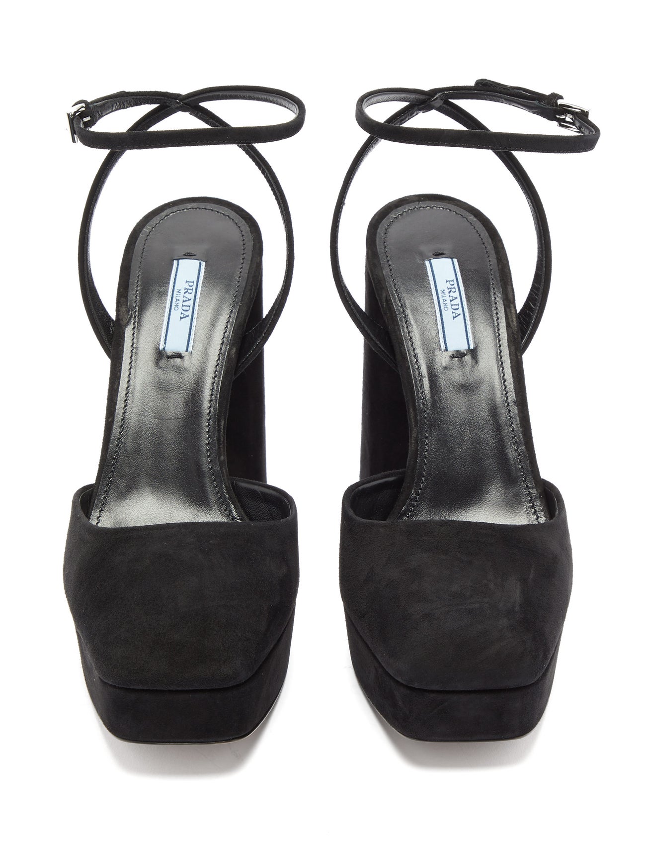 prada suede platform sandals