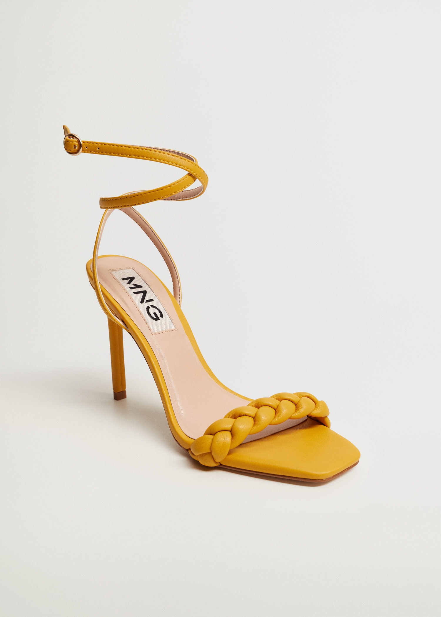 mango yellow sandals