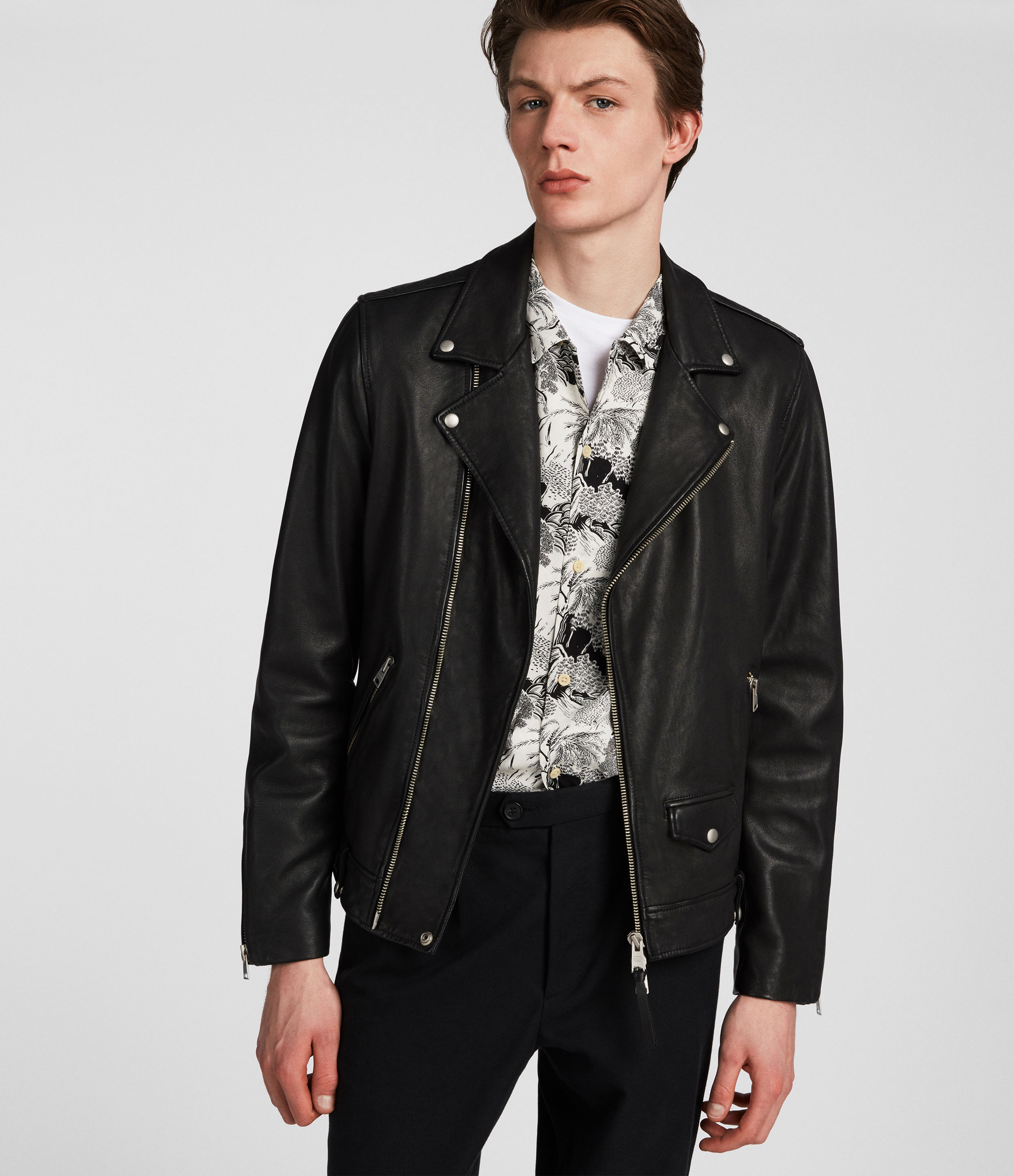 allsaints milo biker