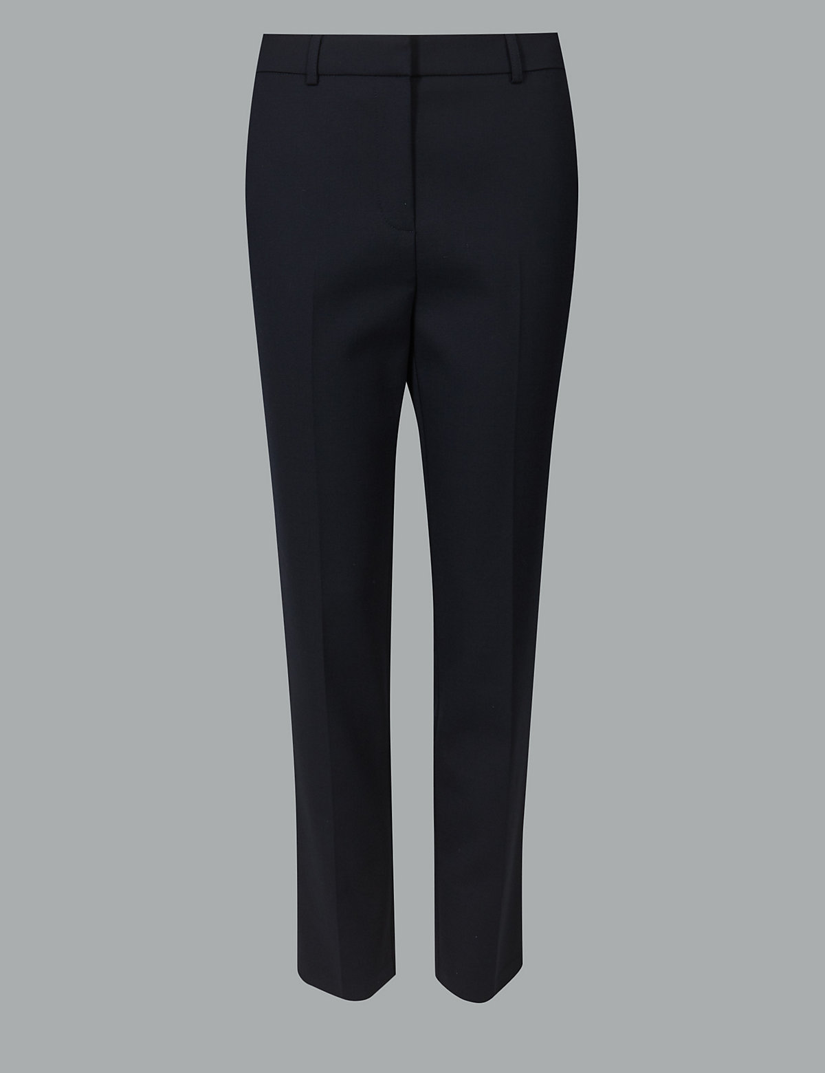 slim leg ankle grazer trousers