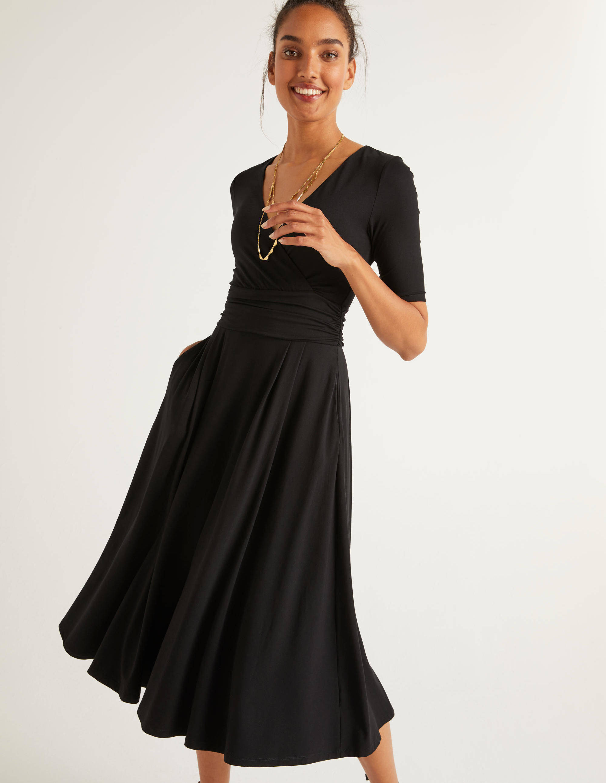 kassidy jersey midi dress