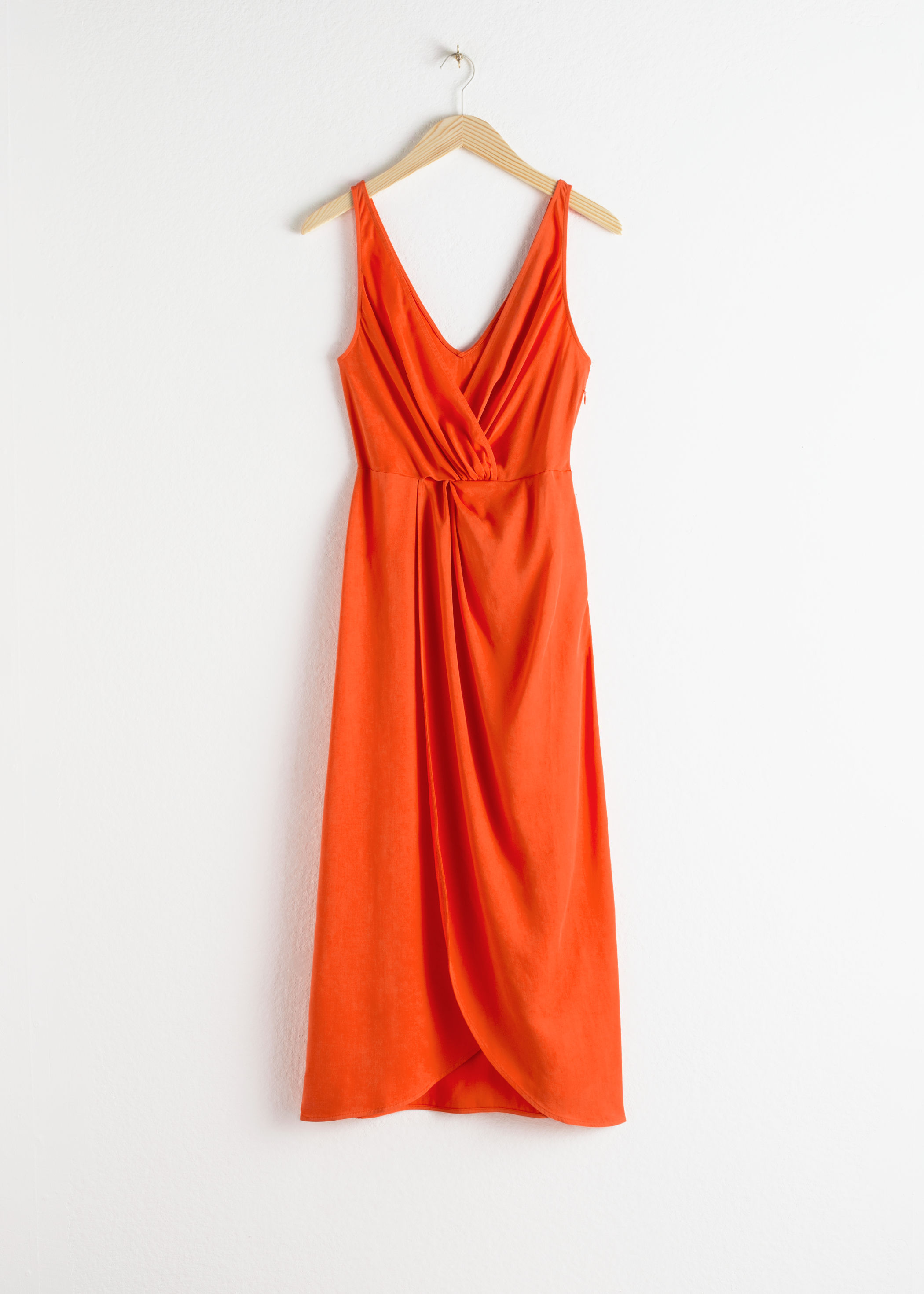 and other stories orange dress