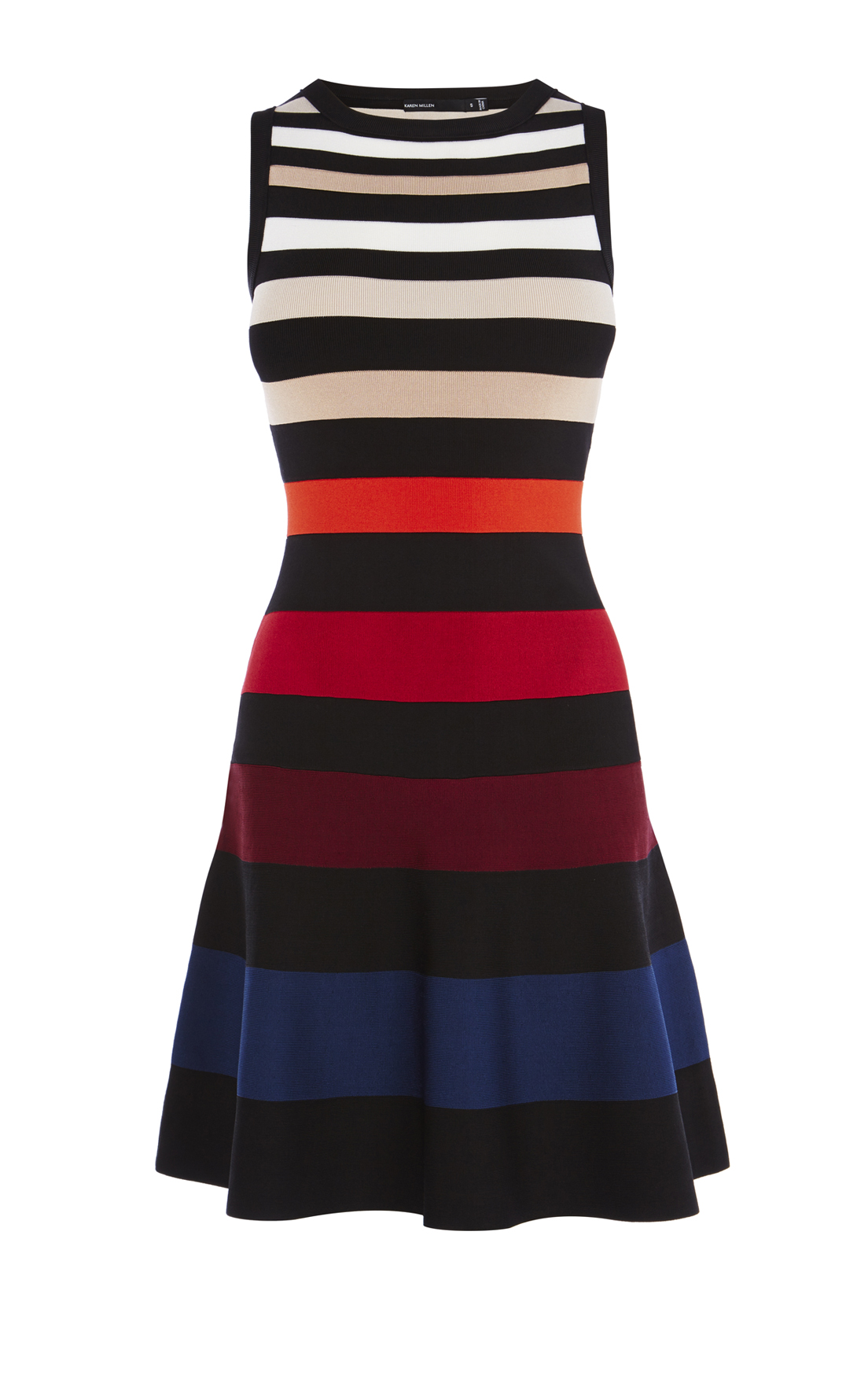 karen millen multi coloured dress