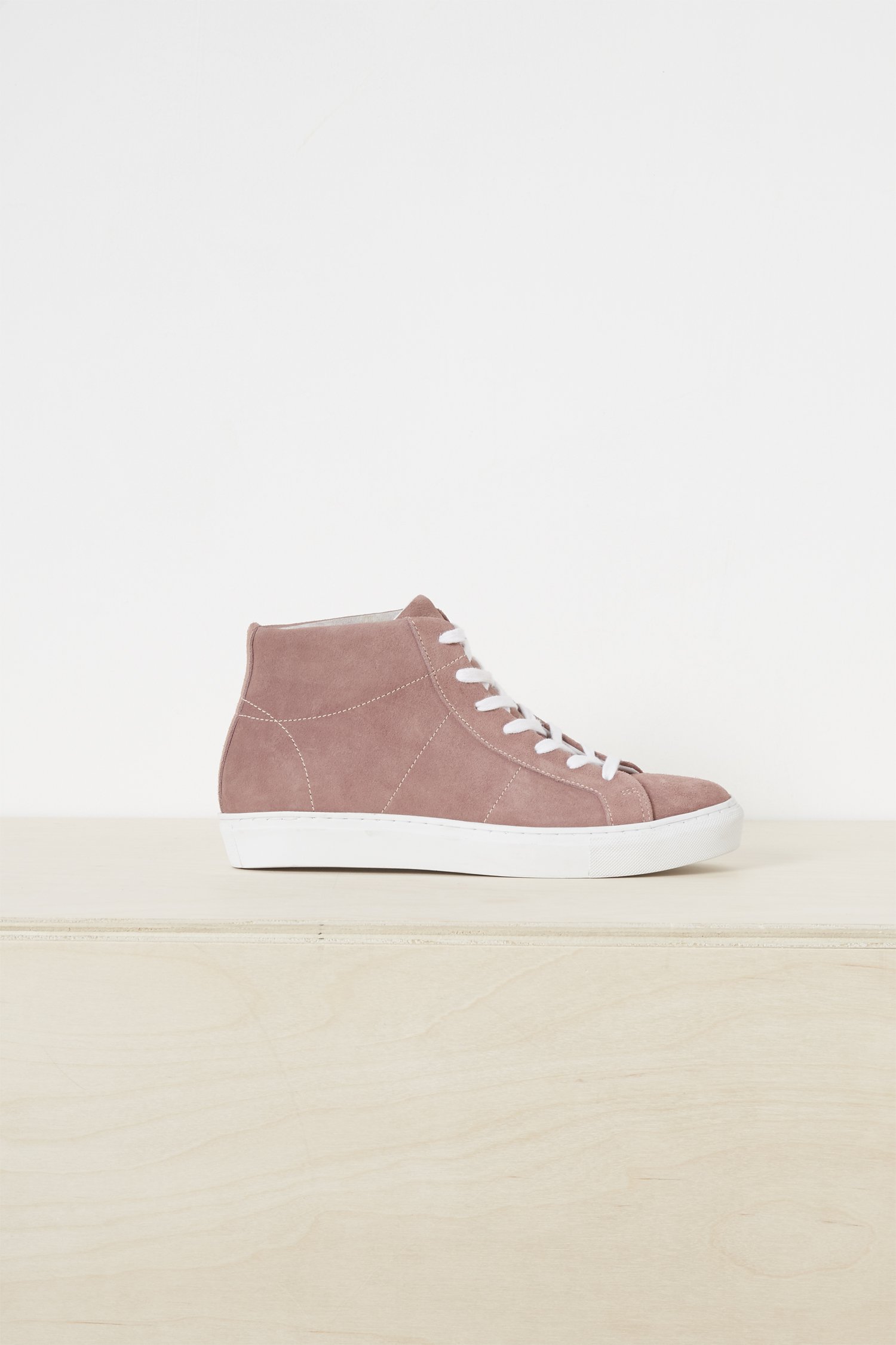 suede high top trainers