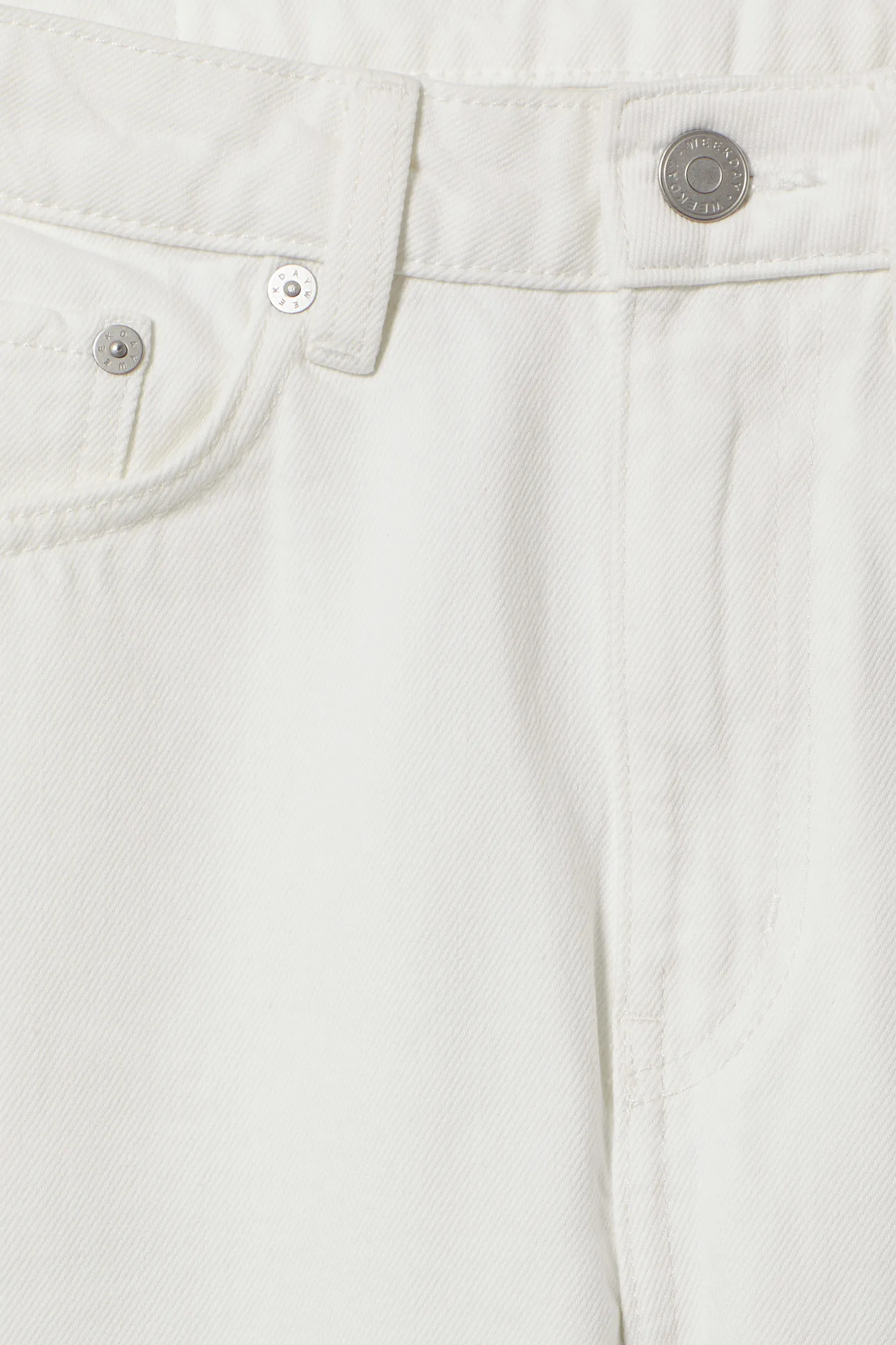 weekday voyage jeans white