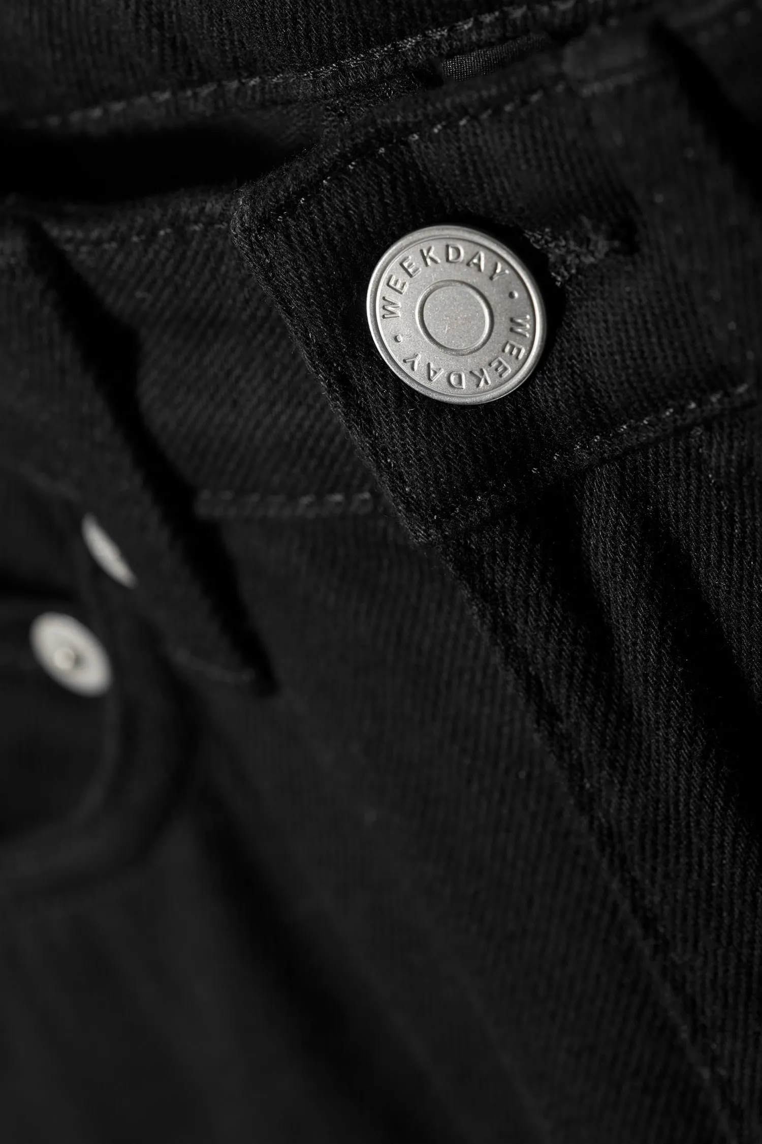 row black jeans weekday