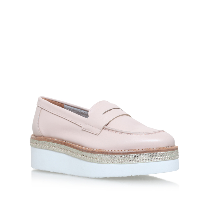 carvela platform loafers
