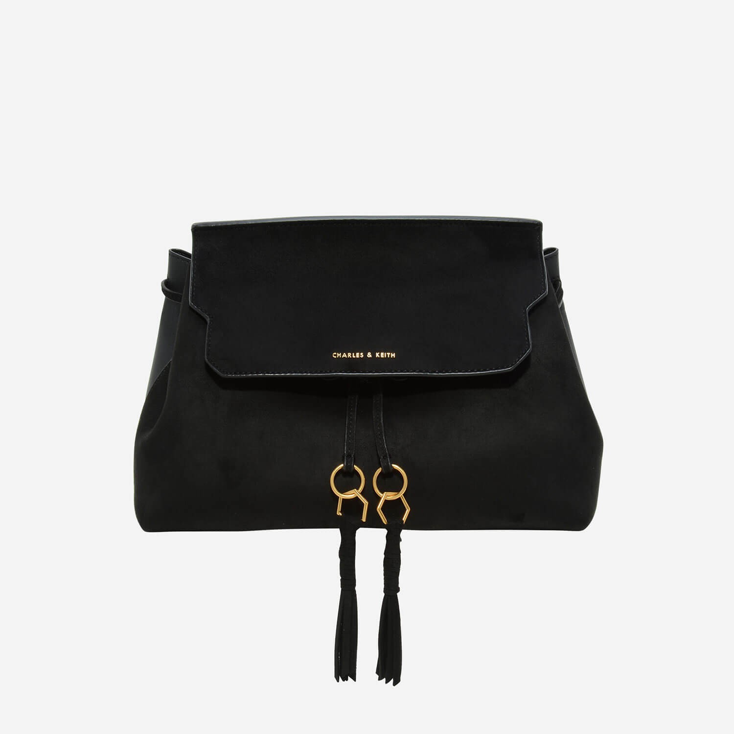 charles and keith suede bag