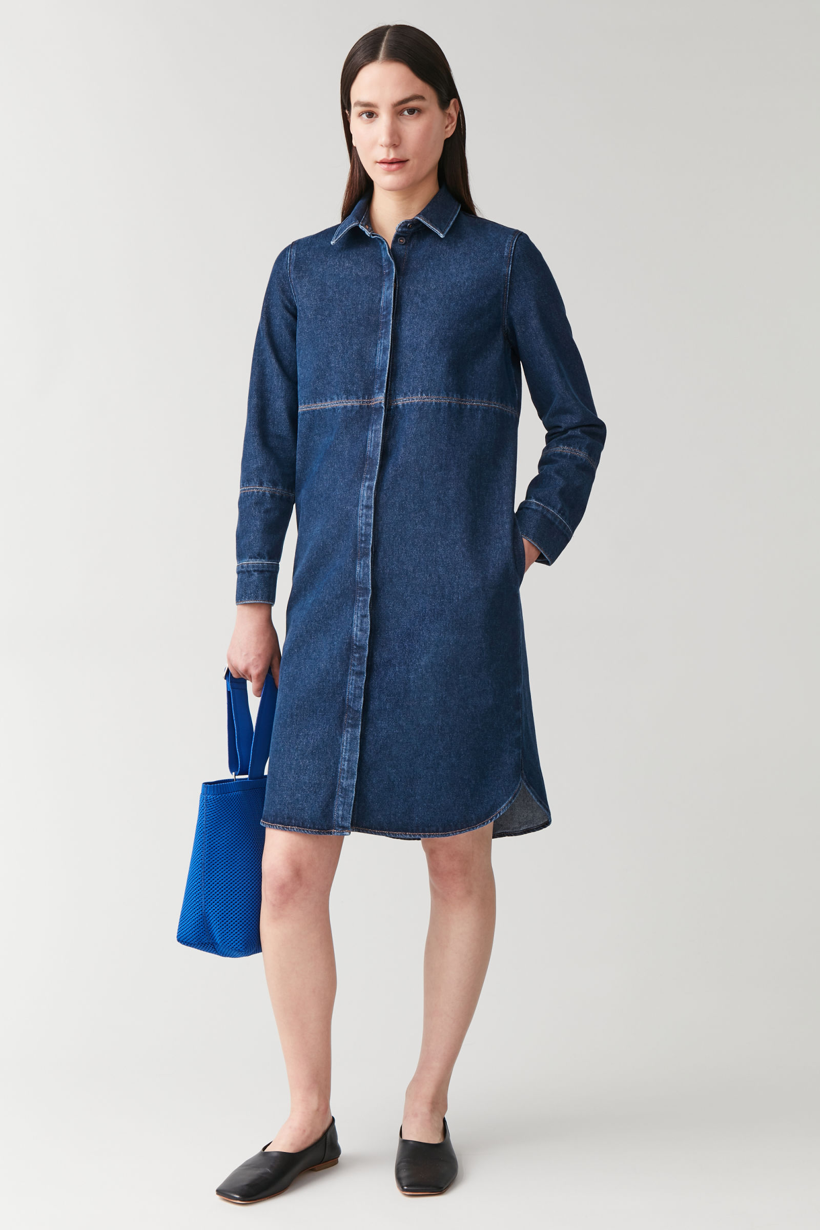 cos denim dress