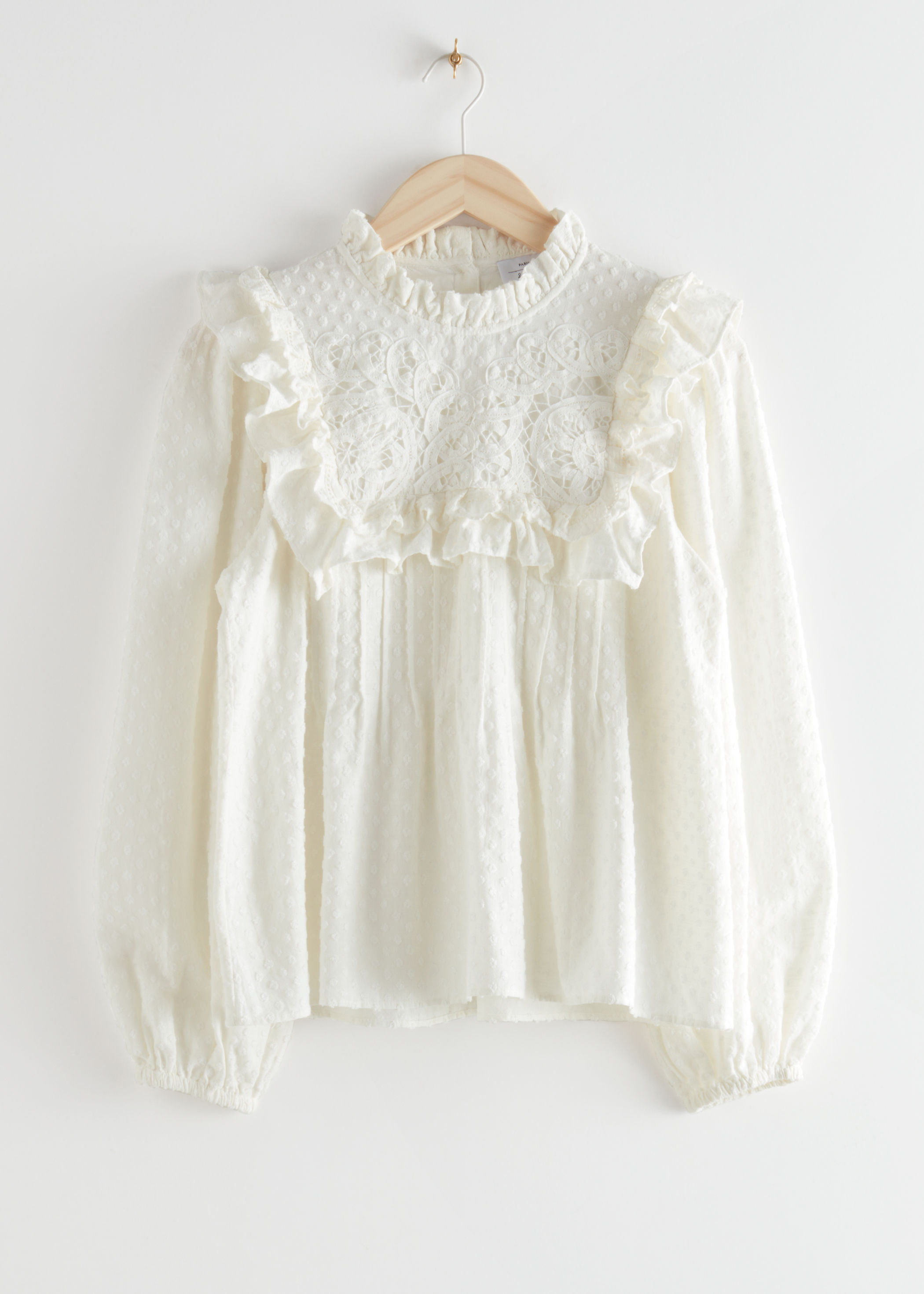 ruffle blouse