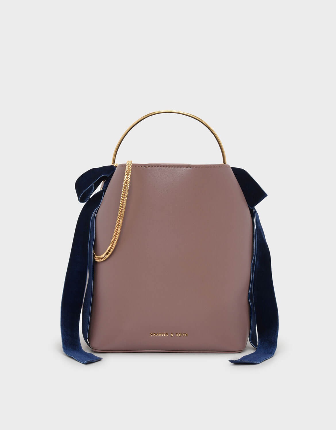 charles and keith bow detail handbag