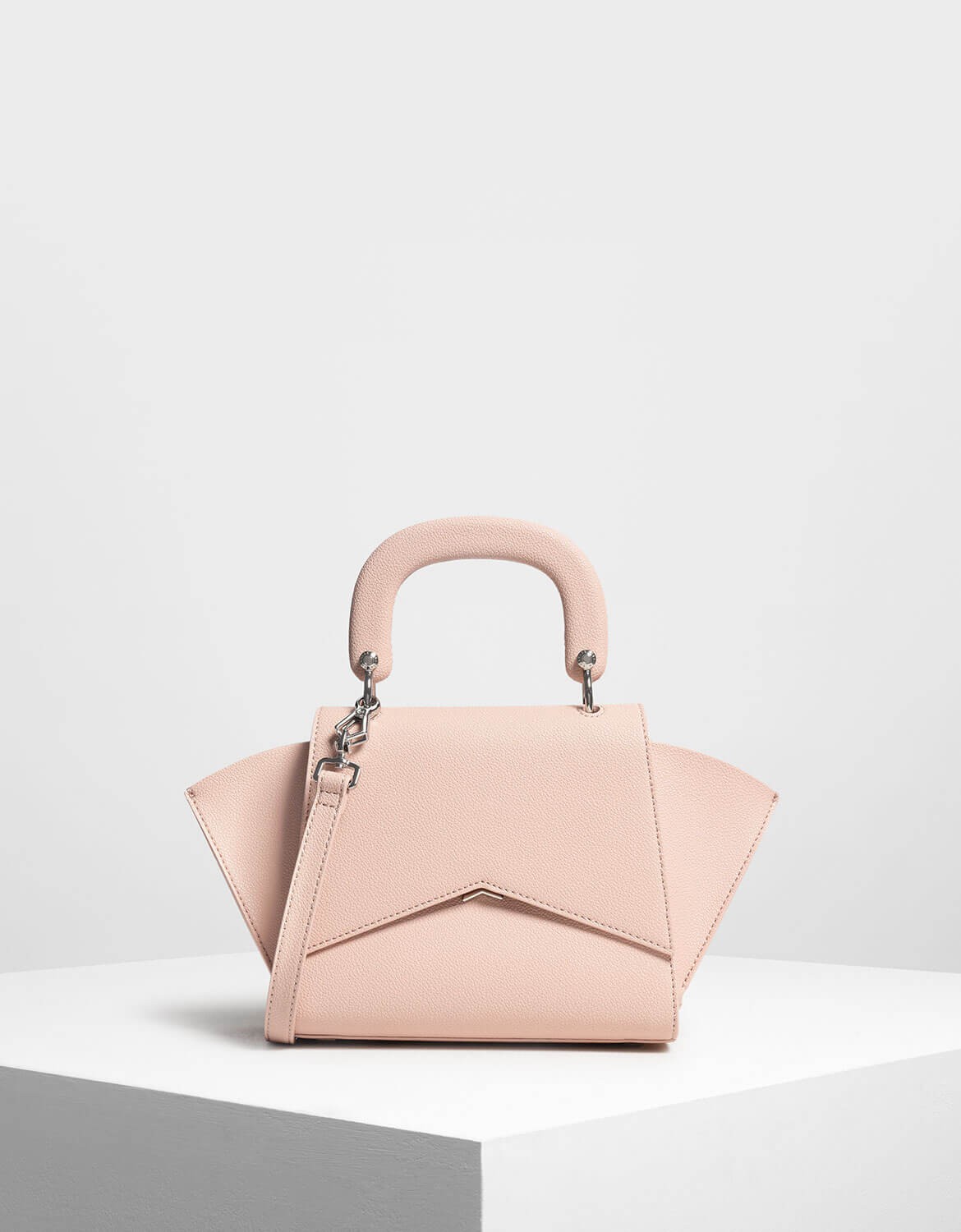 charles and keith geometric bag