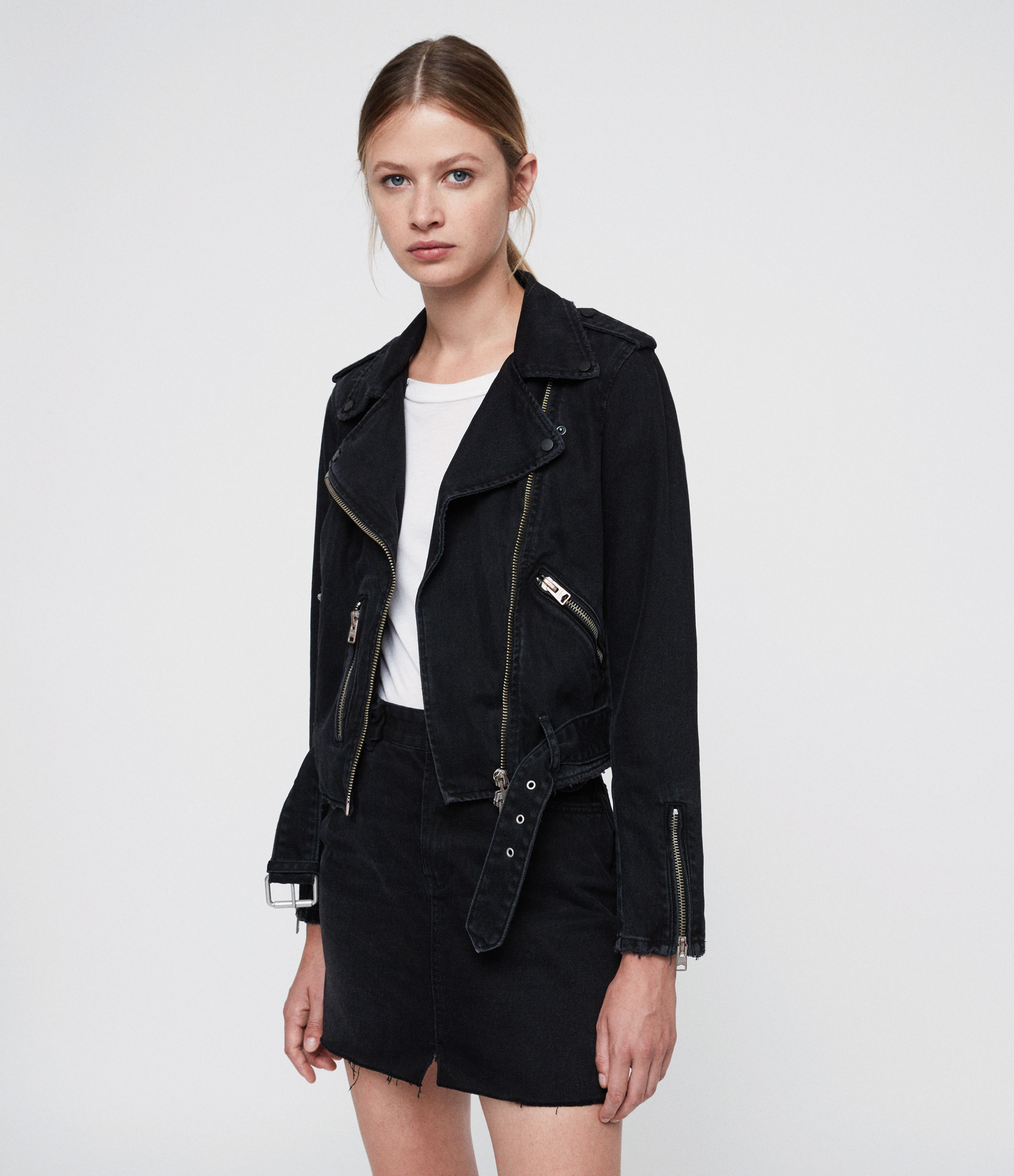 all saints balfern denim jacket