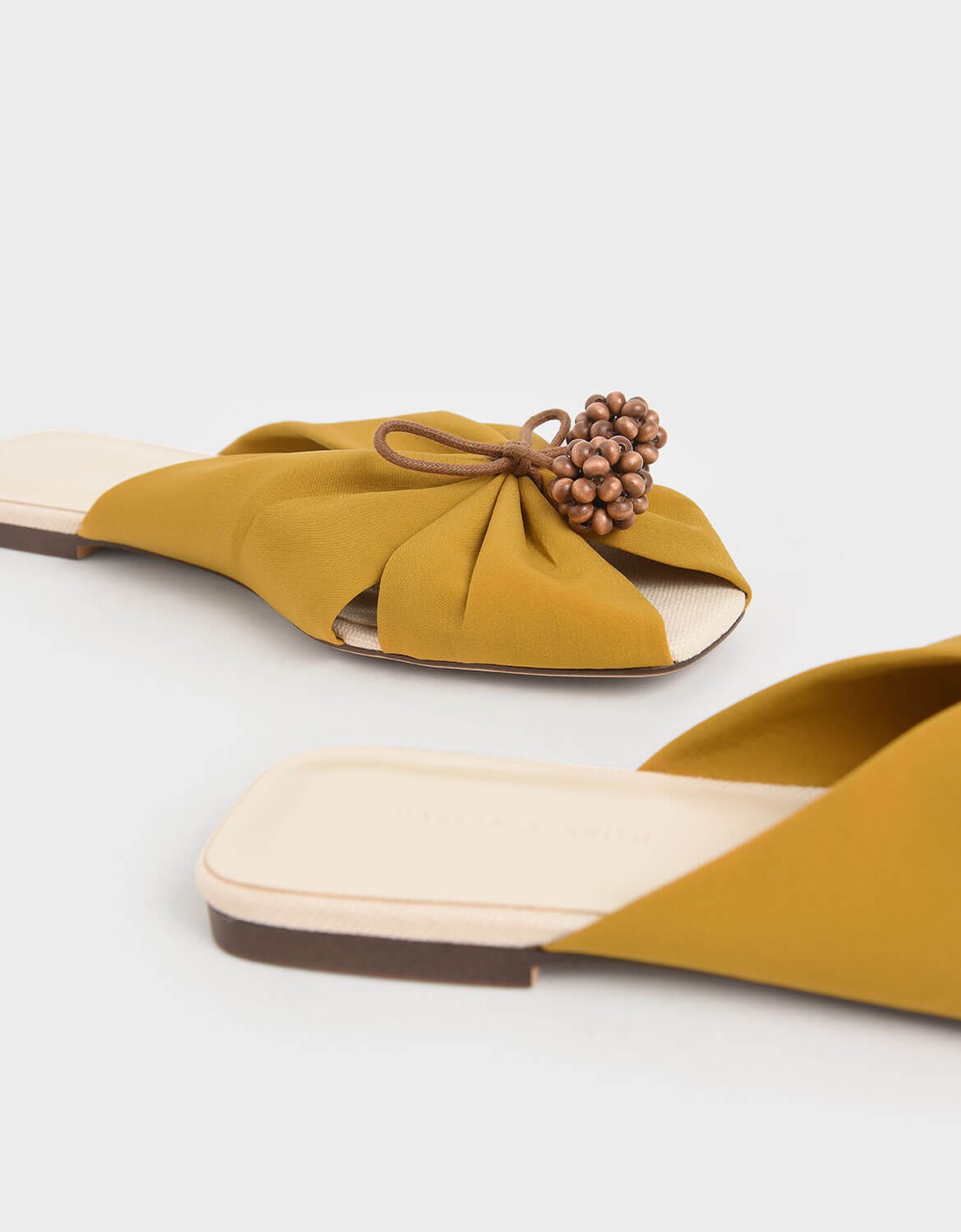 open toe slide sandals