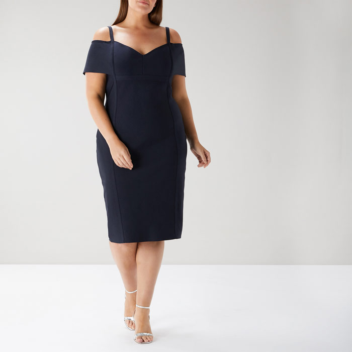 coast larson knit shift dress