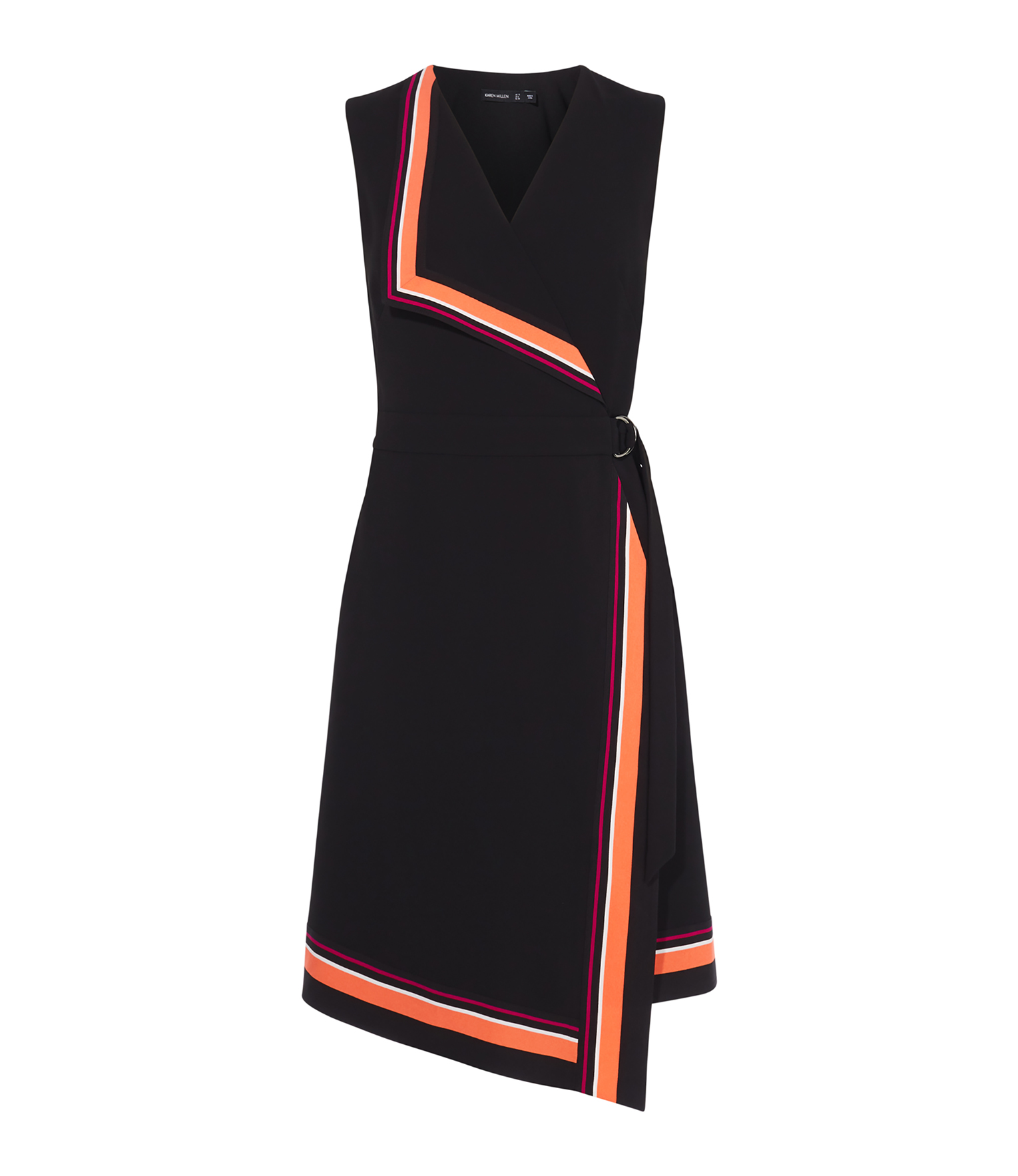 karen millen a line wrap dress