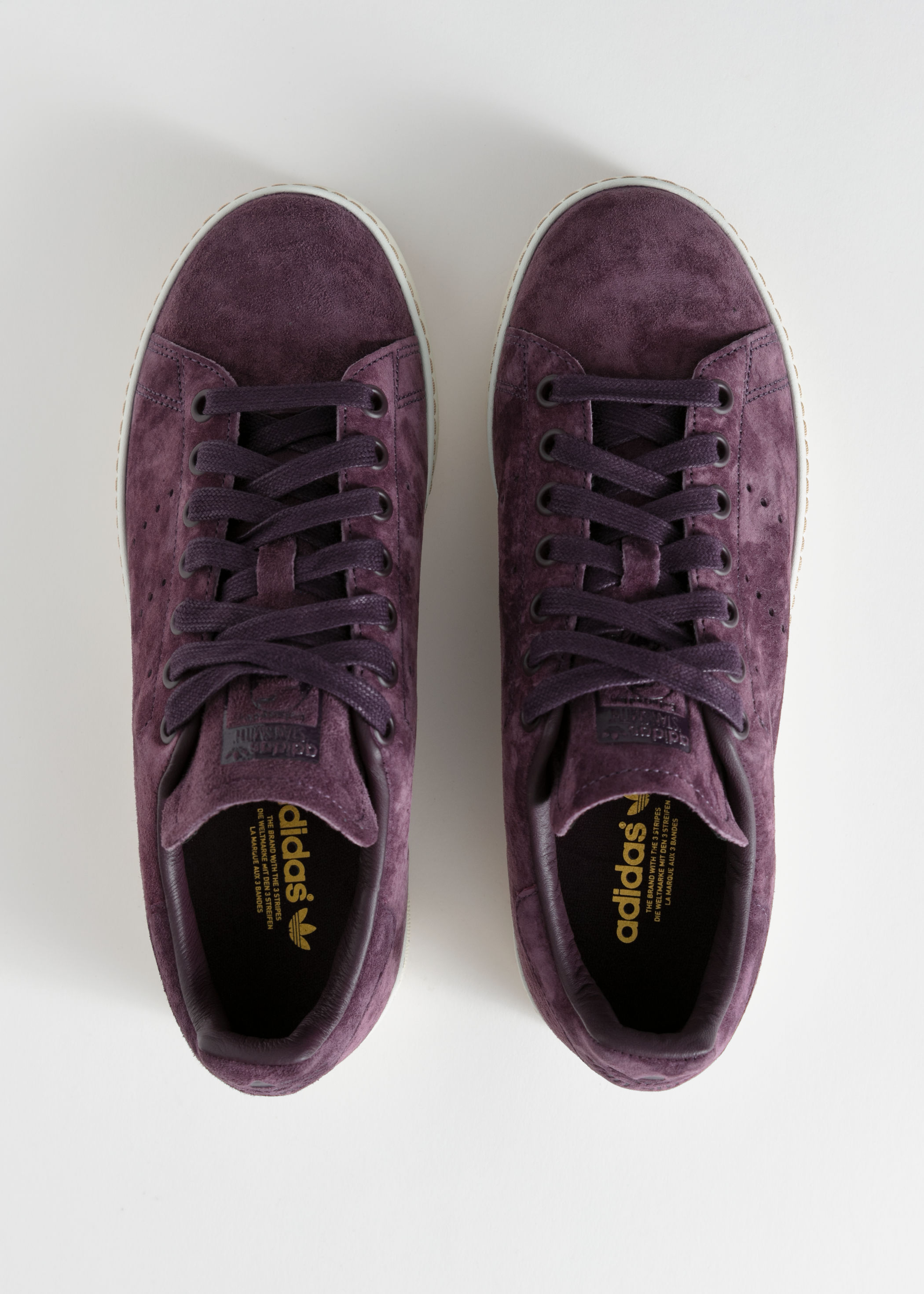 stan smith purple suede