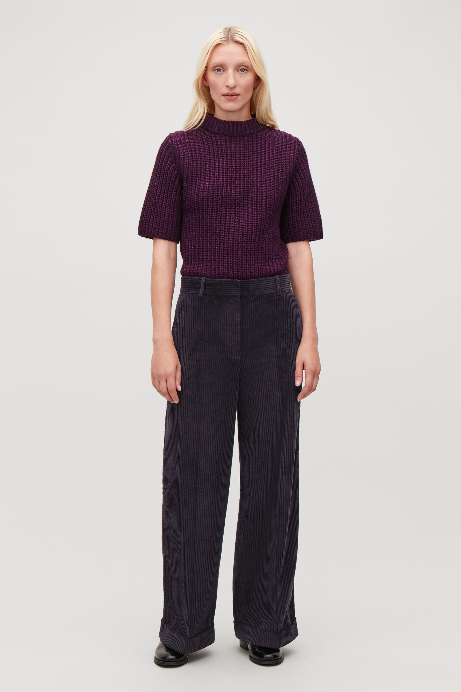 relaxed corduroy trousers