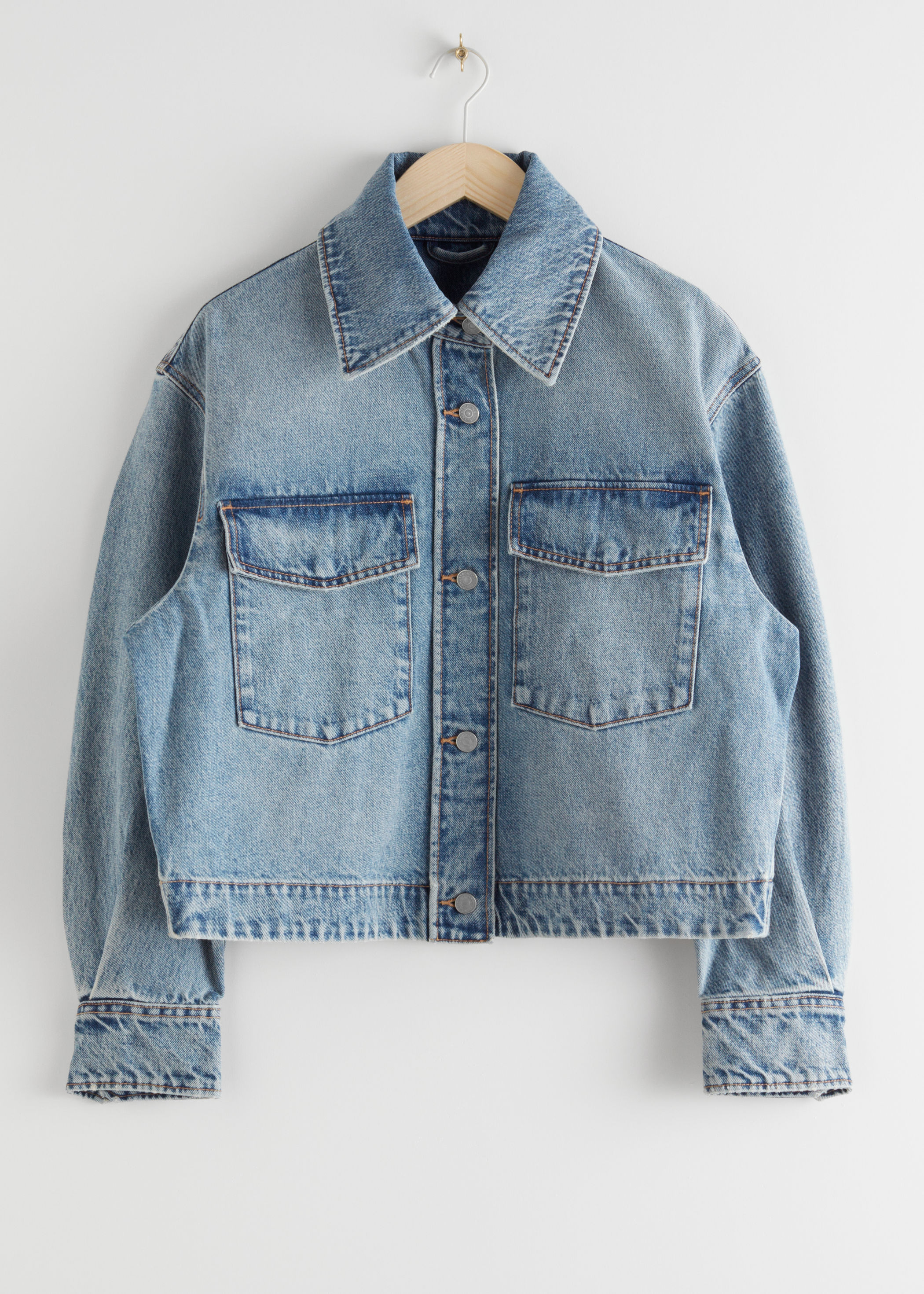 boxy denim jacket