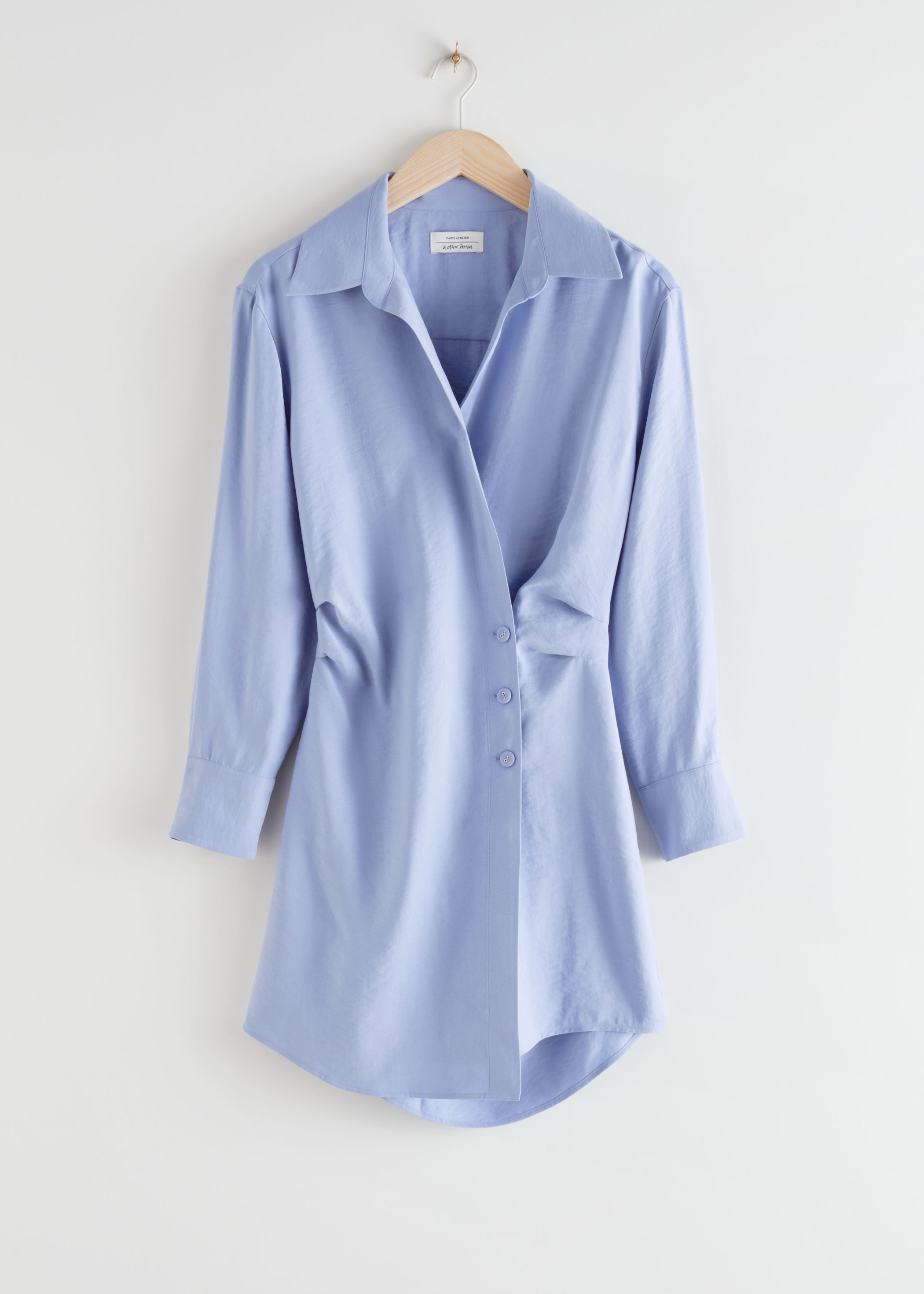 Asymmetric Mini Shirt Dress | Endource