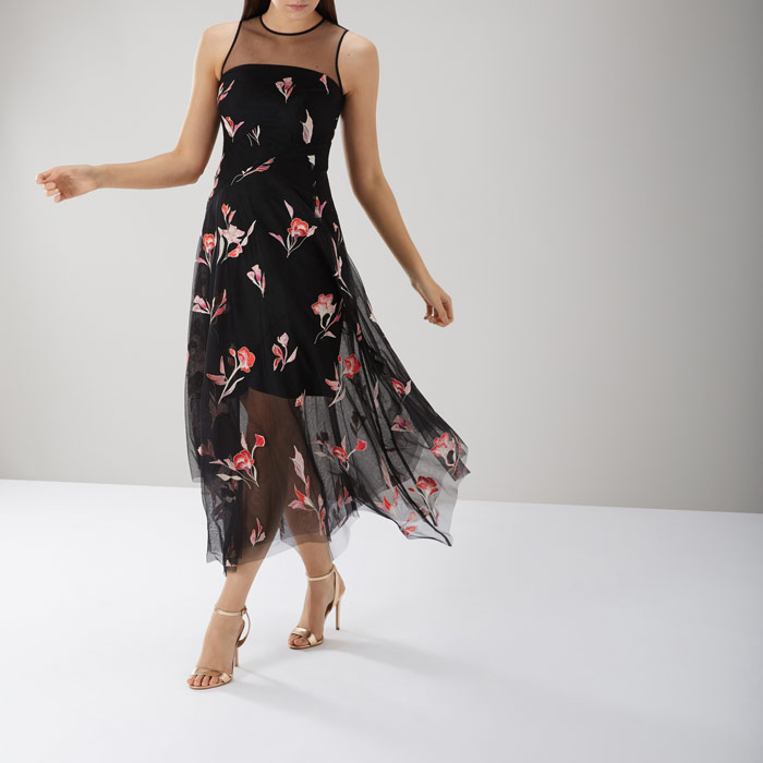 coast embroidered dress