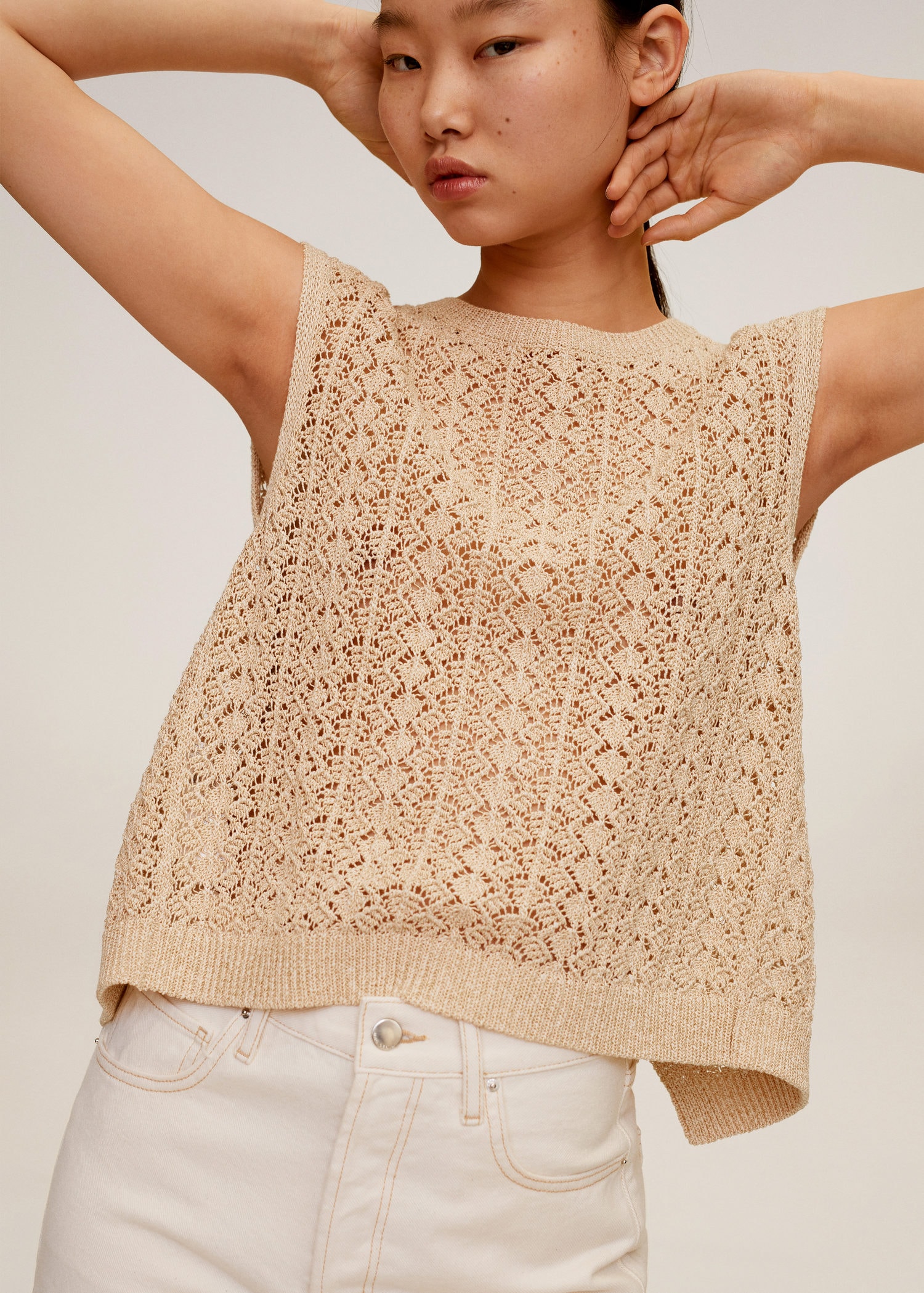 mango crochet top