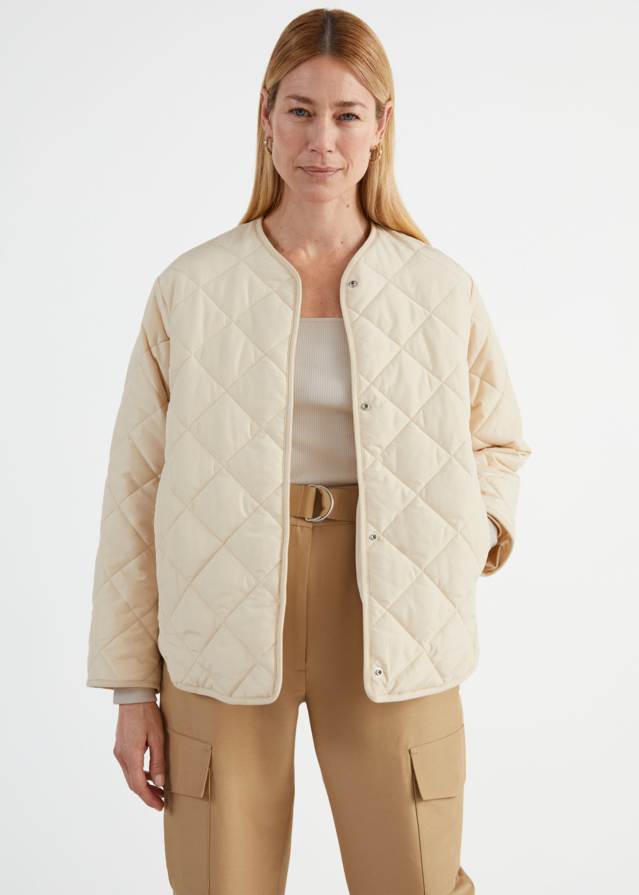 & other stories quilted coat