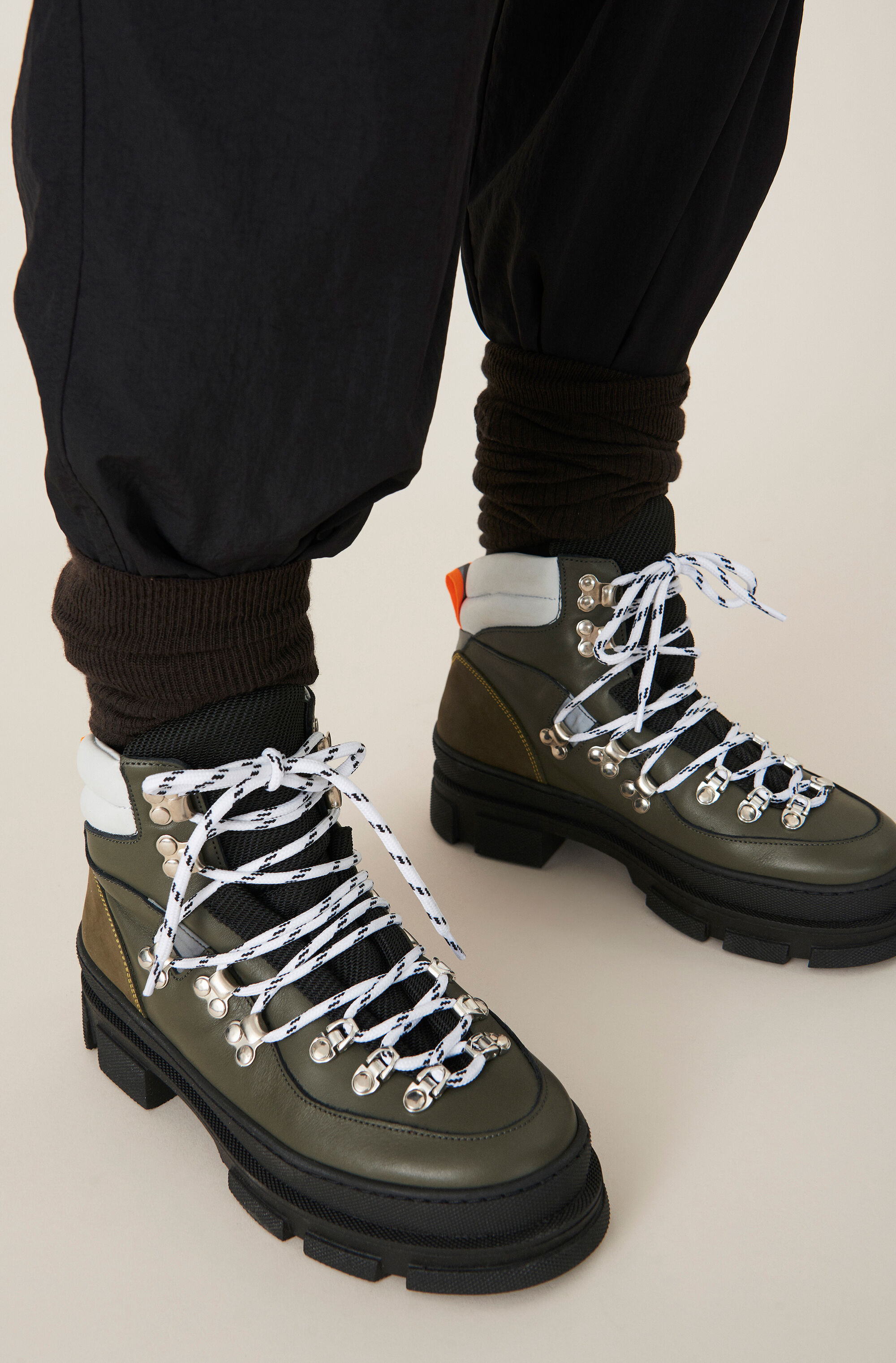 ganni hiking boots