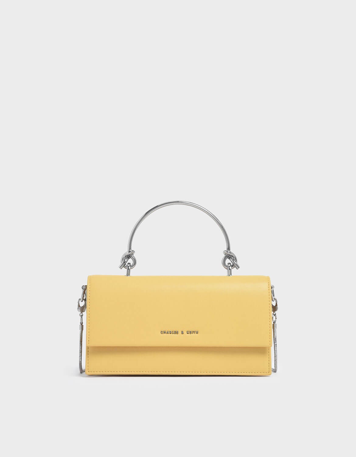 charles and keith yellow wallet