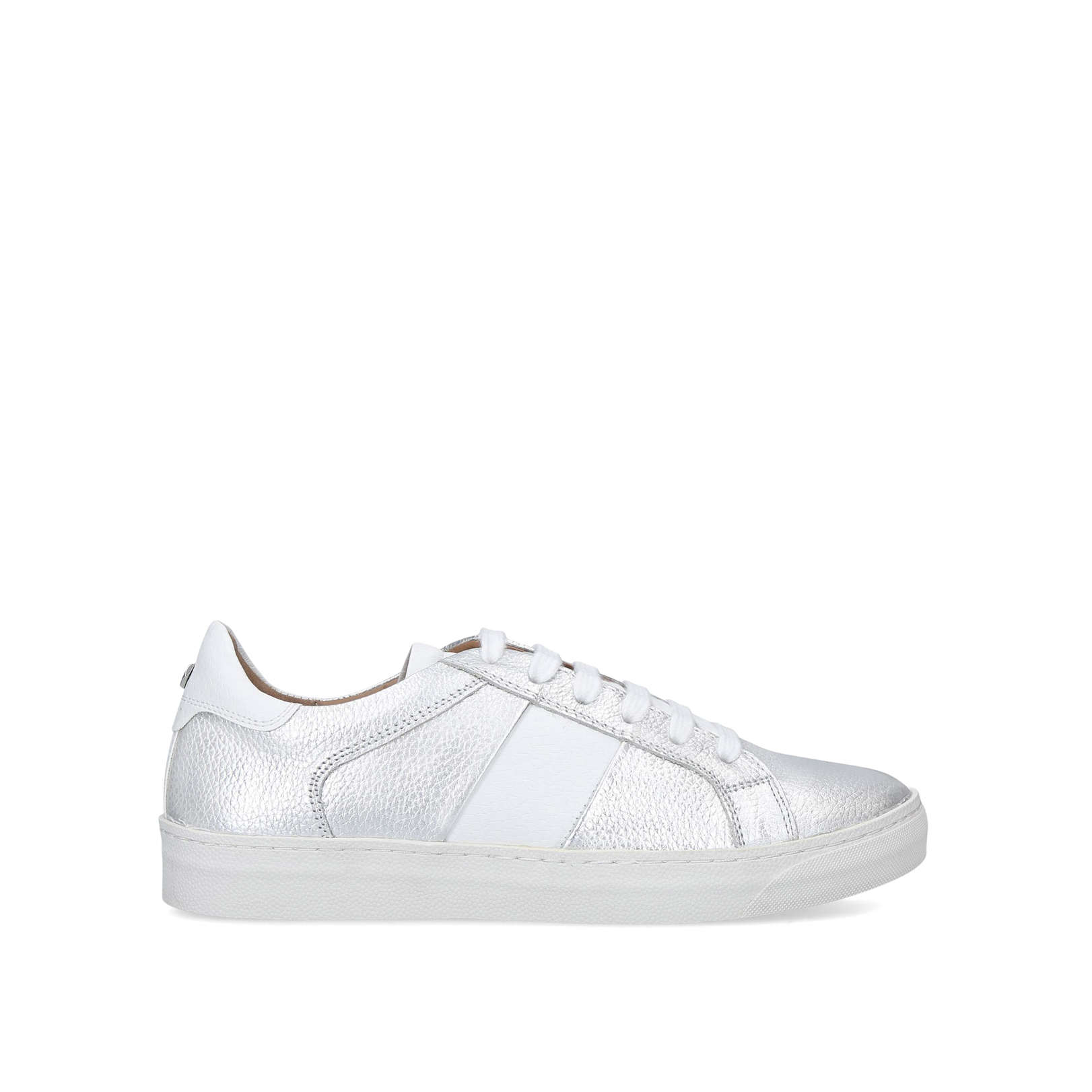 silver carvela trainers