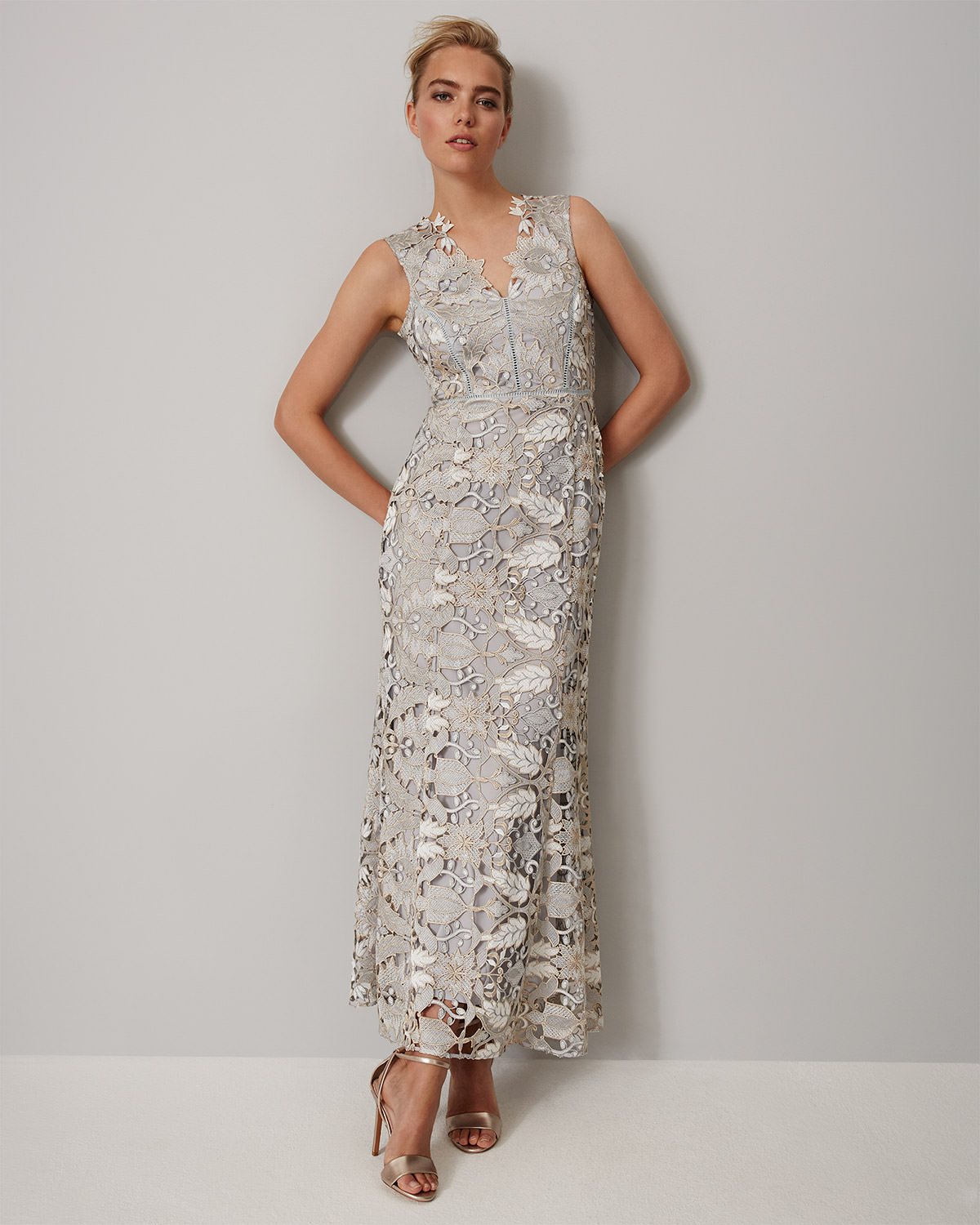 phase eight lace maxi dress