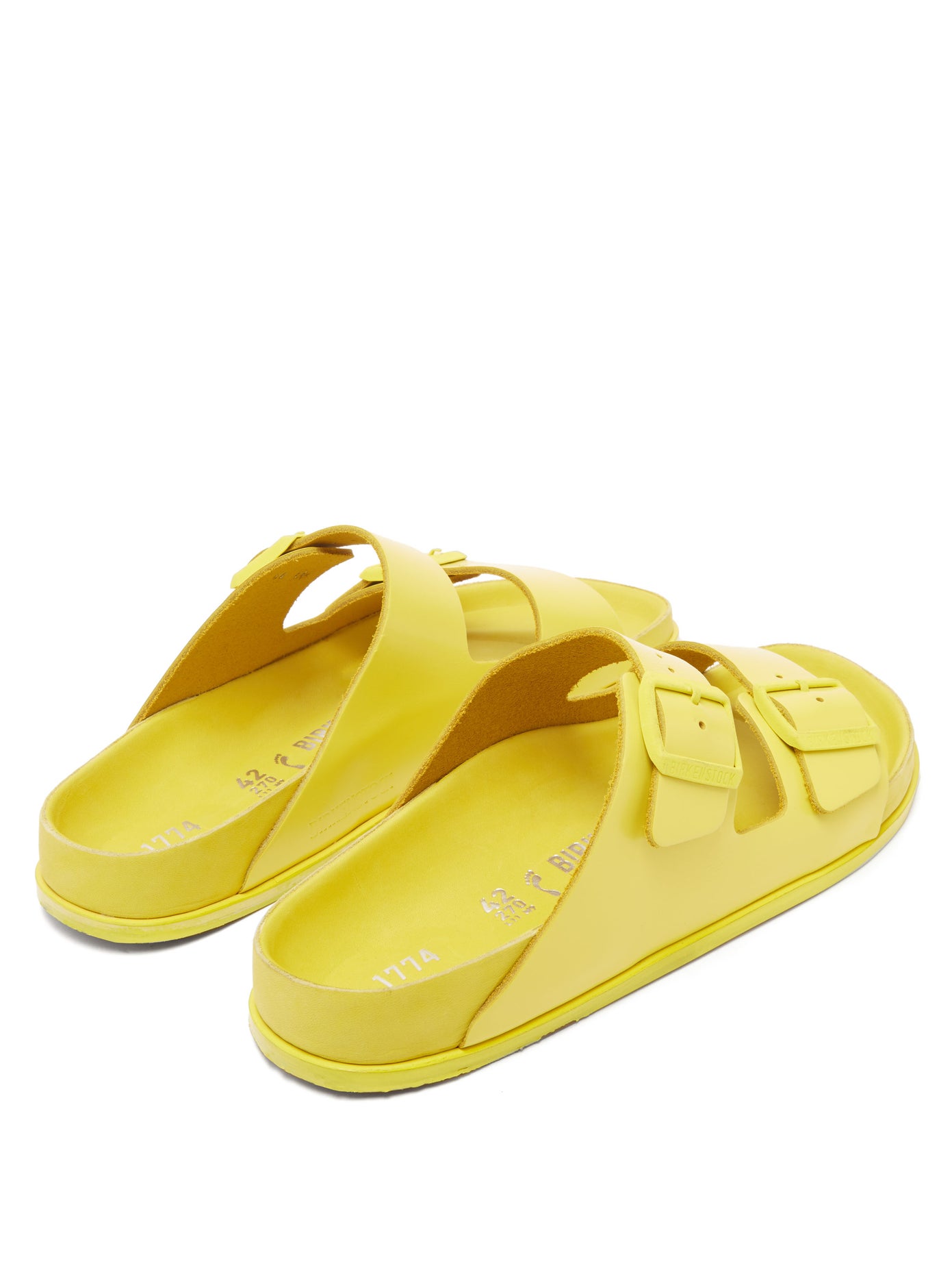 two strap leather sandals