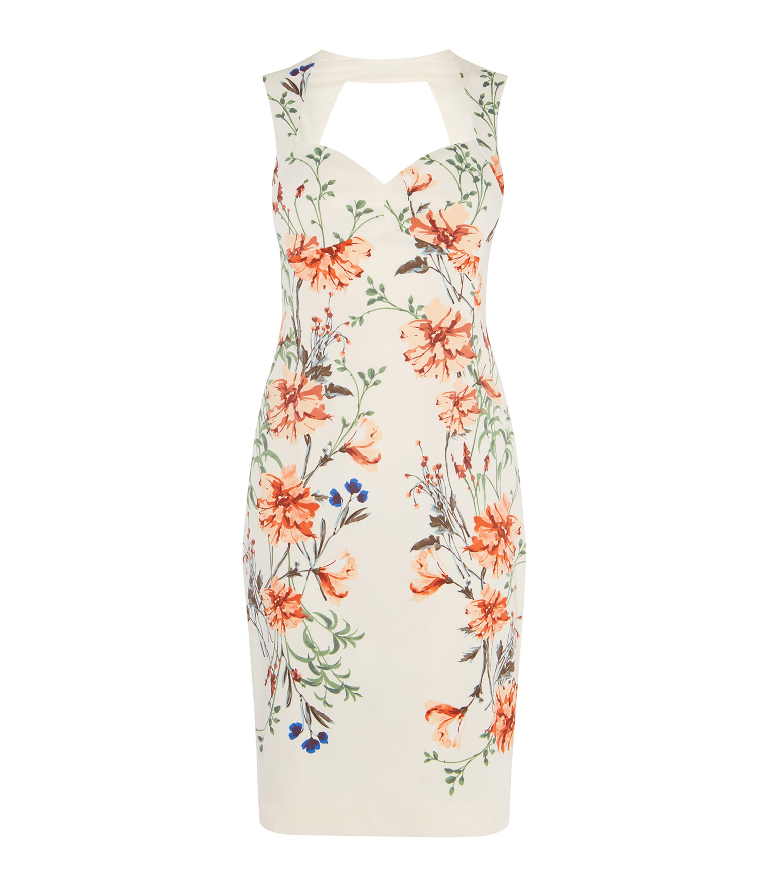 karen millen white floral dress