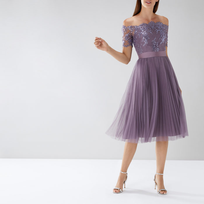 tulle dress midi