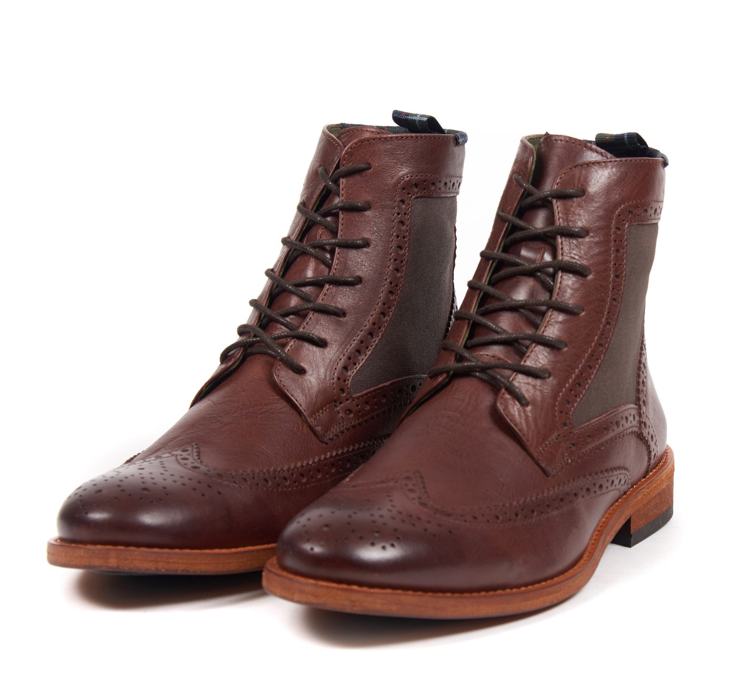 barbour belford brogue boot