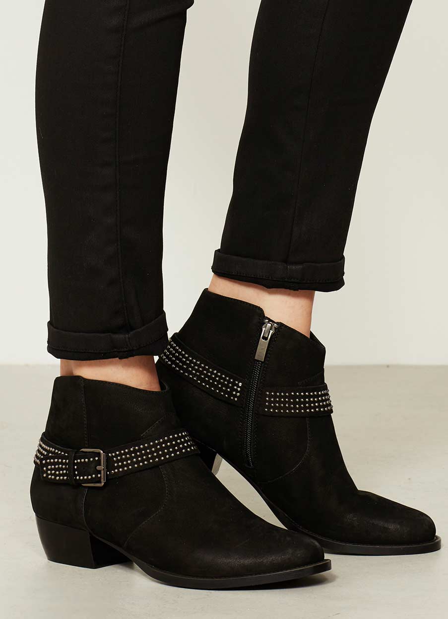 mint velvet black boots