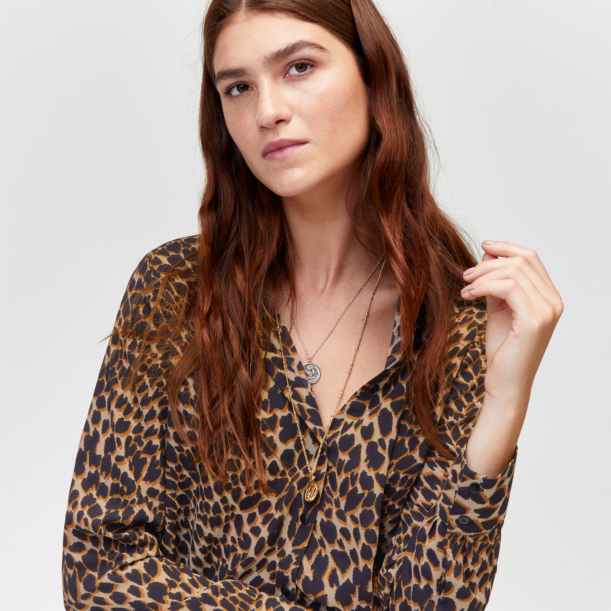 warehouse leopard sweatshirt