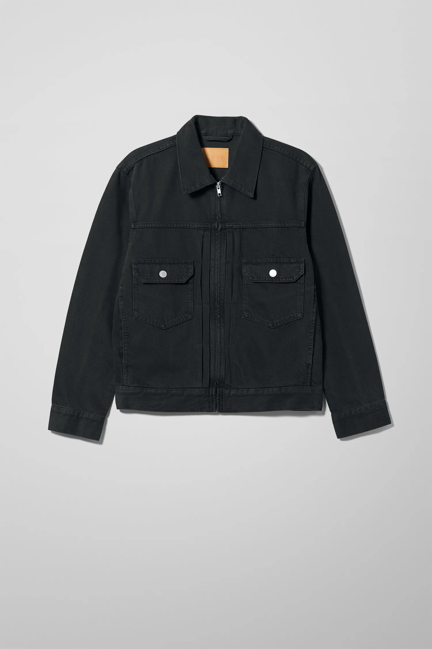 weekday black denim jacket