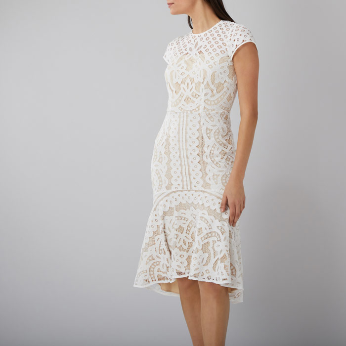 coast cream dress